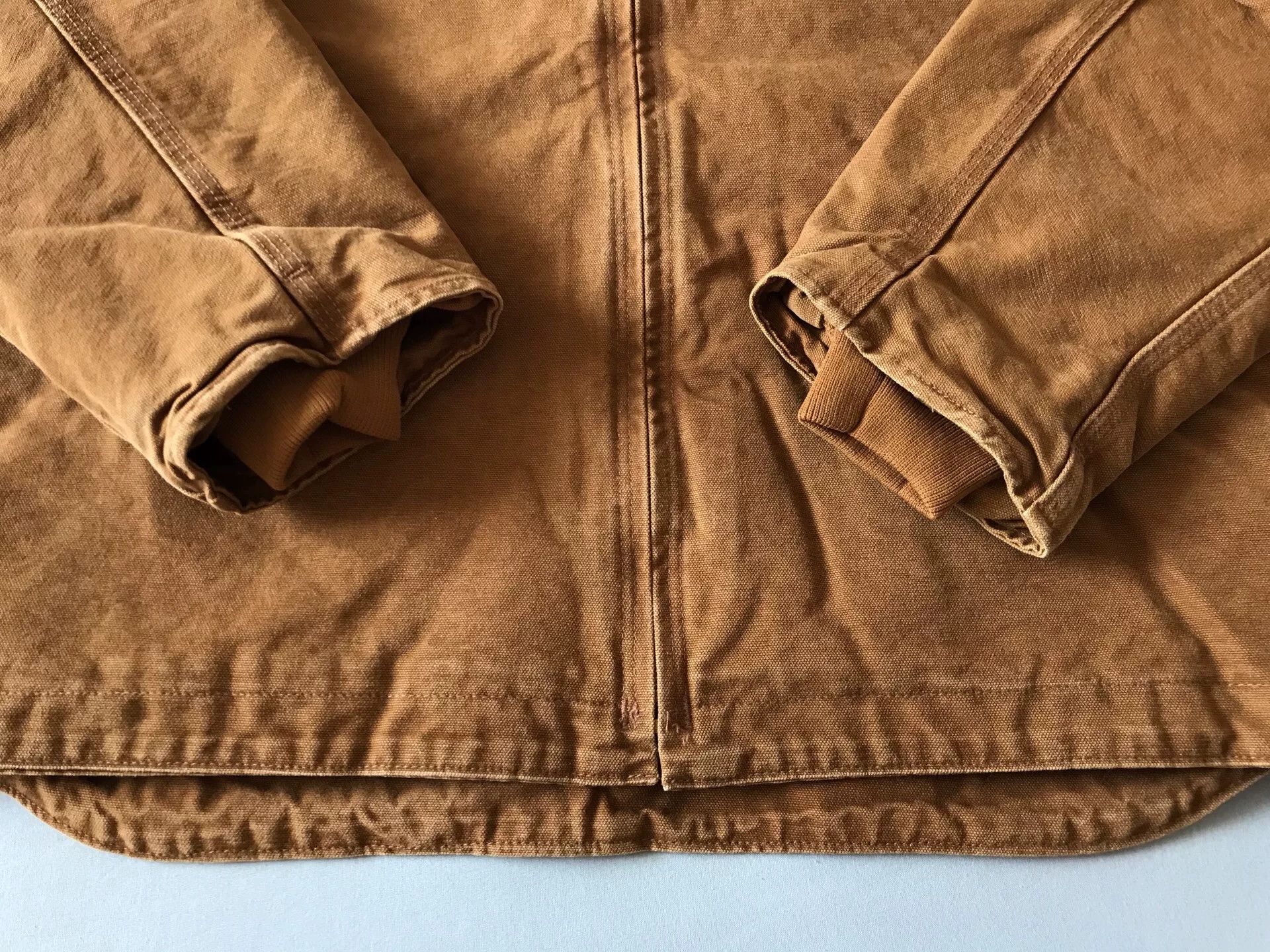 Carhartt Carhartt J141 Brown Hooded Work Jacket Size US XL / EU 56 / 4 - 4 Thumbnail