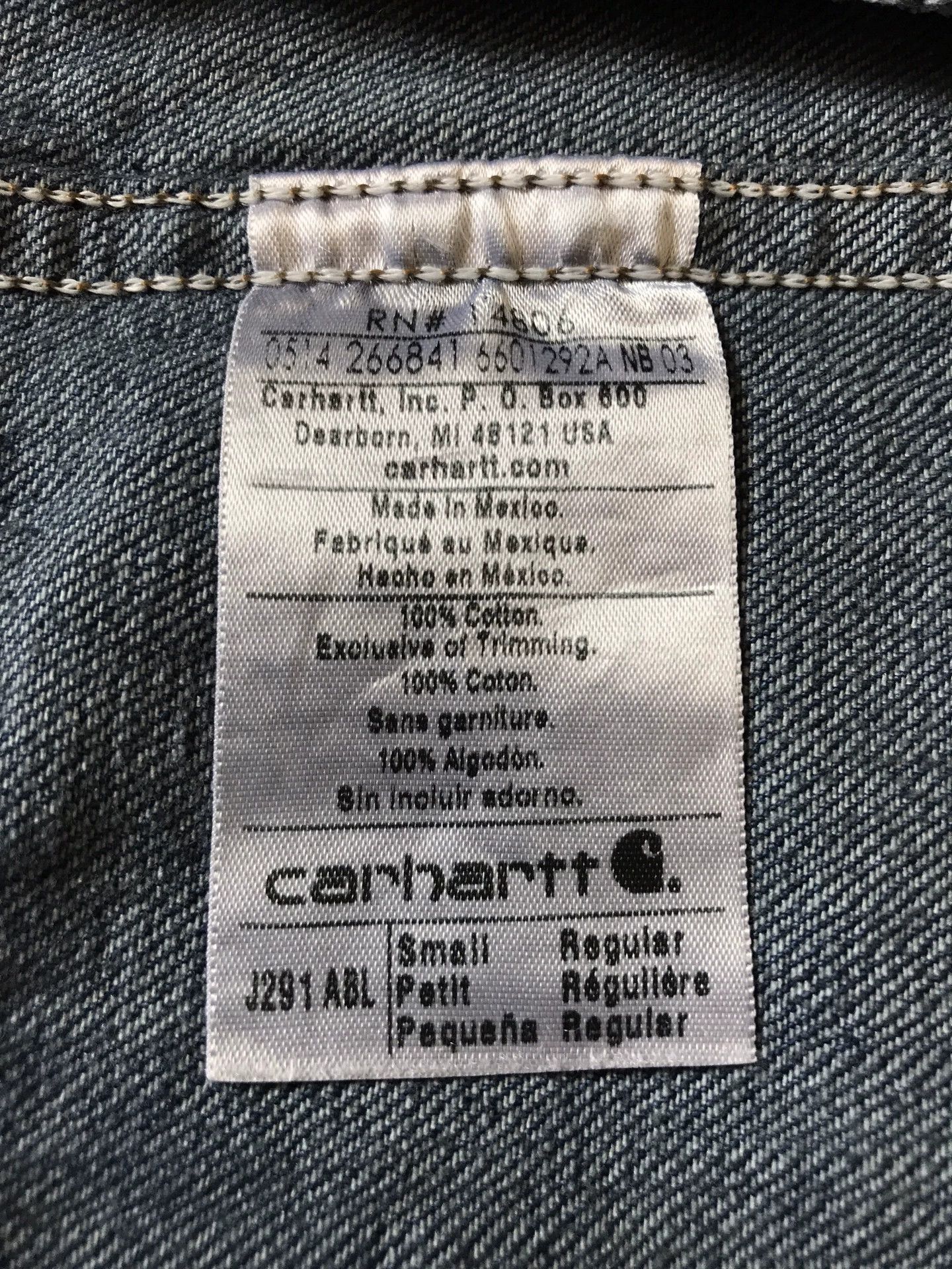 Carhartt Carhartt J291 Denim Jacket Size US S / EU 44-46 / 1 - 9 Thumbnail