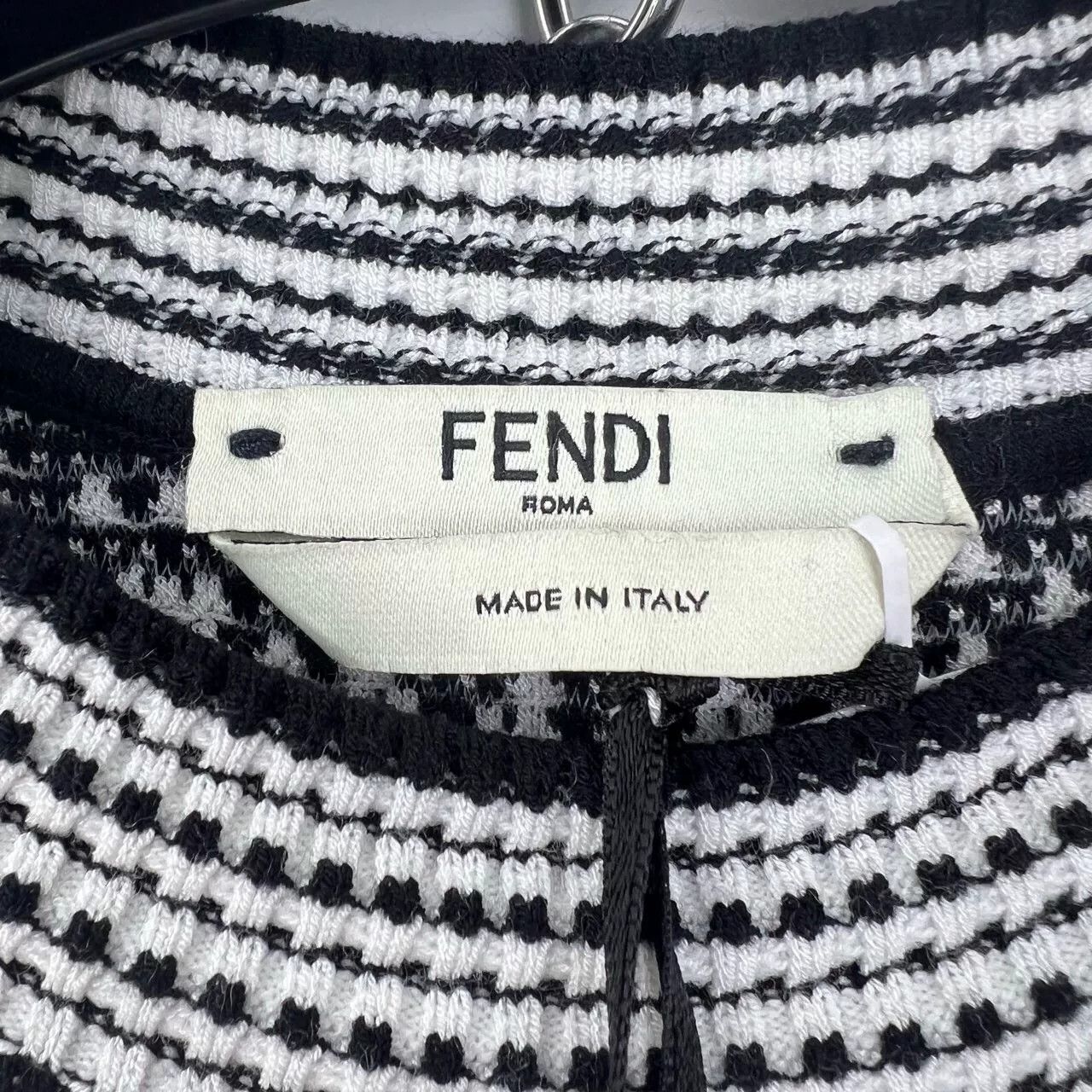 Fendi Fendi FF All-Over Print Knit Short Sleeve Size S / US 4 / IT 40 - 4 Thumbnail