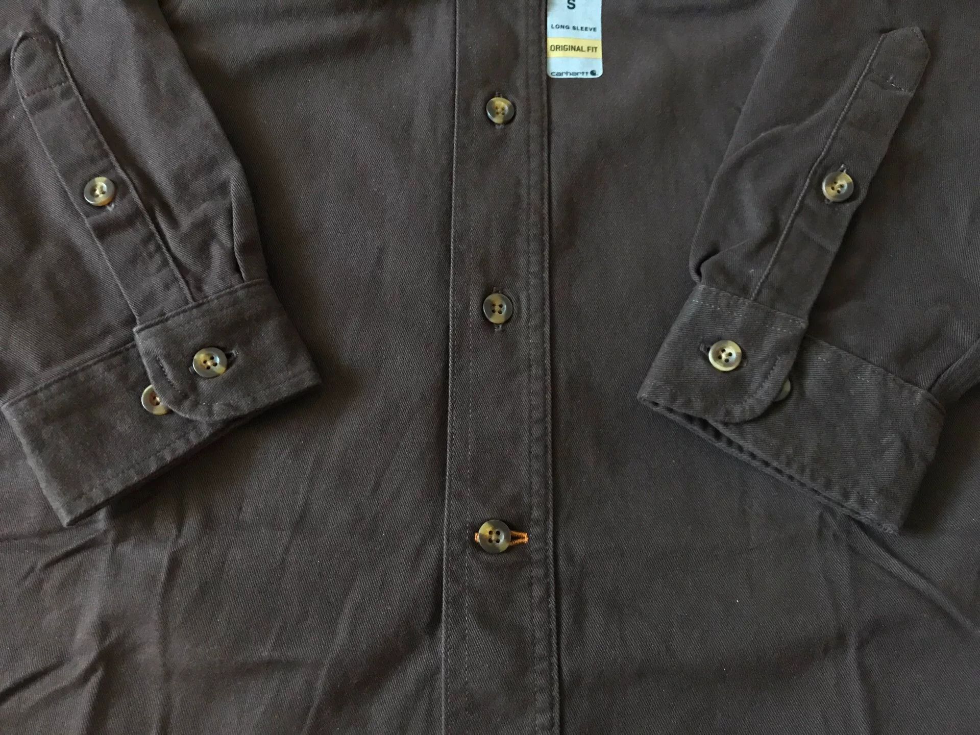 Carhartt Carhartt S09 DKB Heavy Work Shirt Size US S / EU 44-46 / 1 - 4 Thumbnail