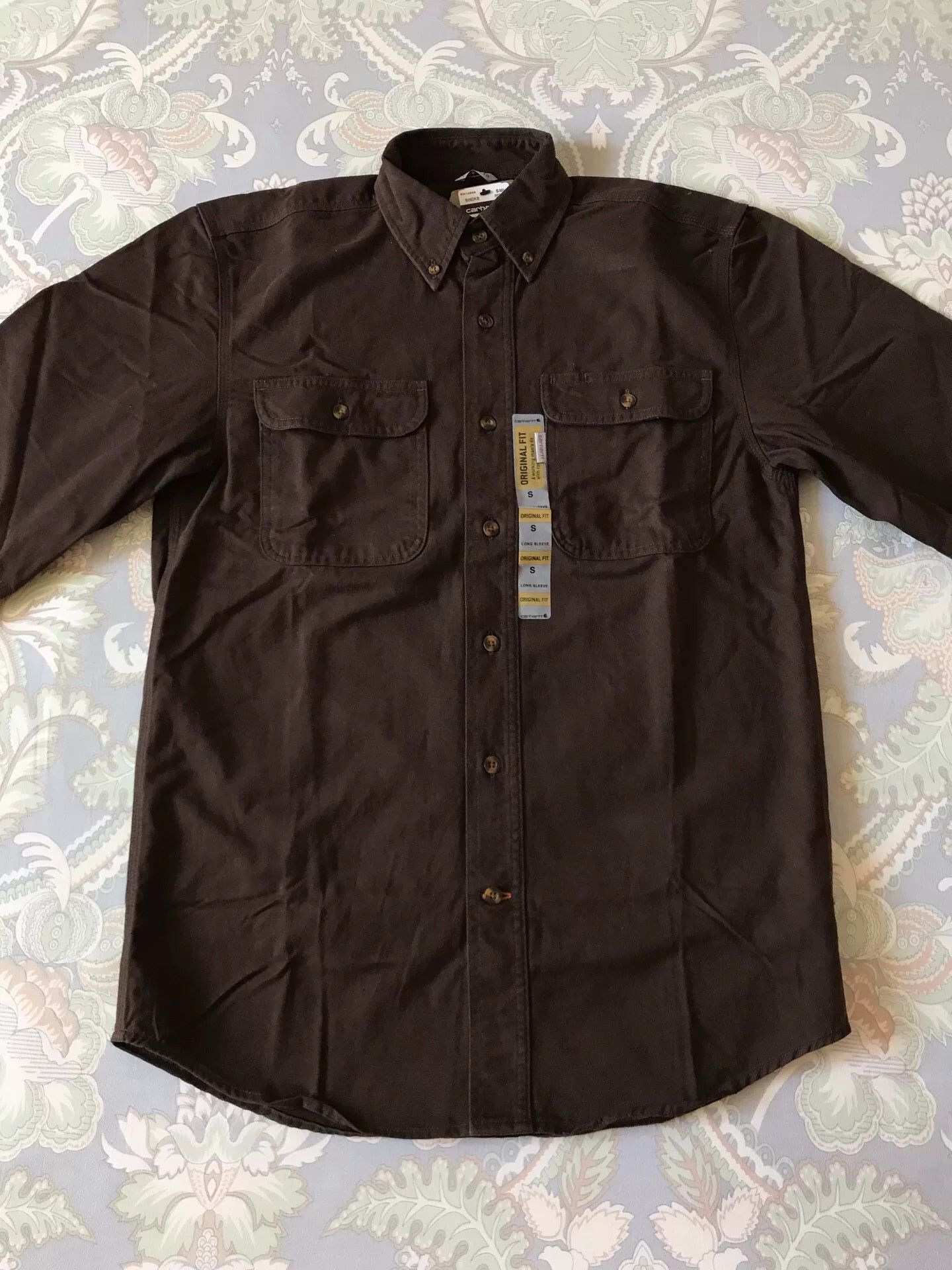 Carhartt Carhartt S09 DKB Heavy Work Shirt Size US S / EU 44-46 / 1 - 3 Thumbnail