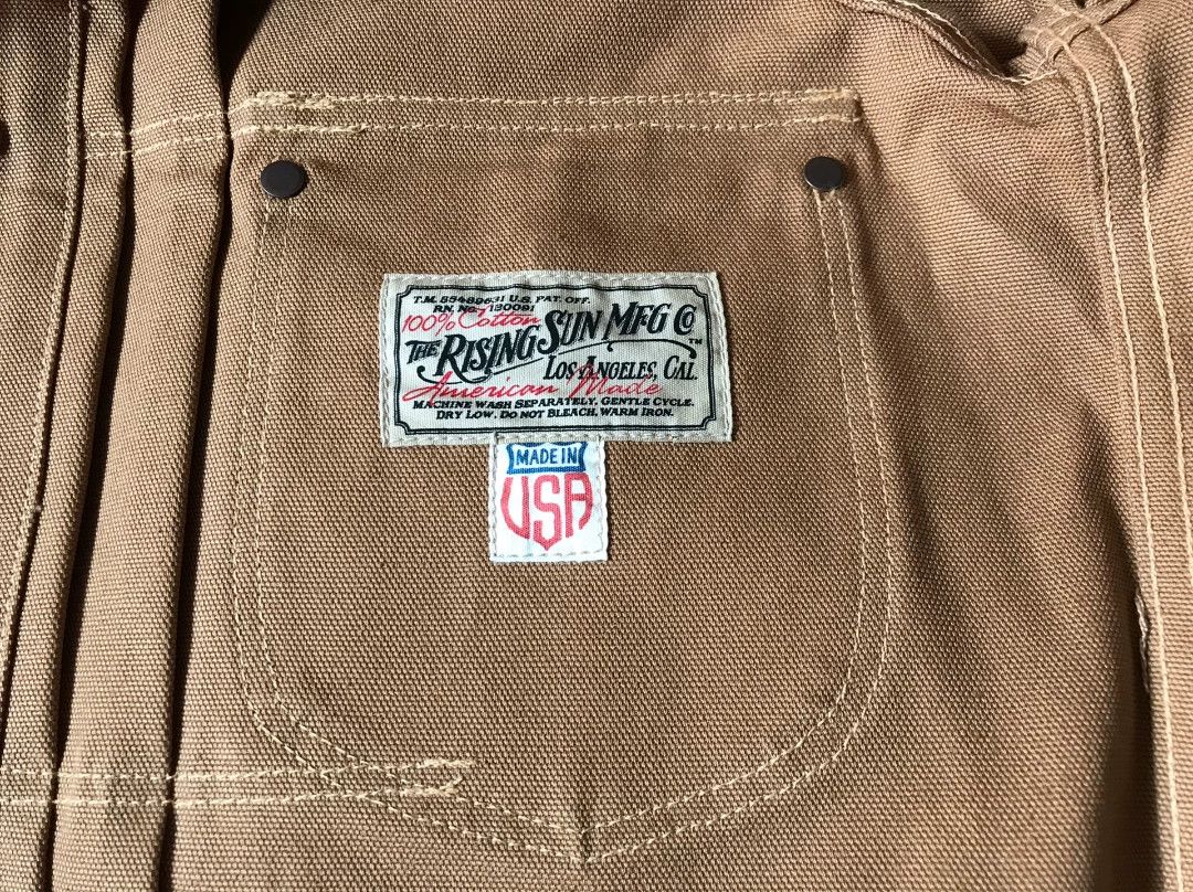 Rising Sun & Co. Rising Sun Canvas Work Jacket Brown XS Size US XS / EU 42 / 0 - 9 Thumbnail
