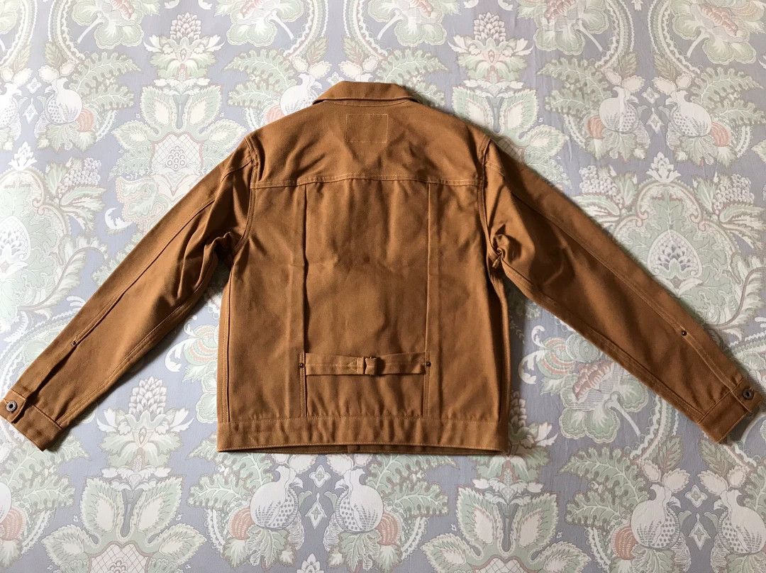 Rising Sun & Co. Rising Sun Canvas Work Jacket Brown XS Size US XS / EU 42 / 0 - 2 Thumbnail