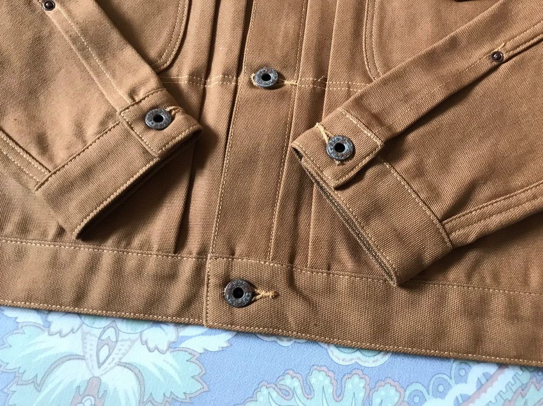 Rising Sun & Co. Rising Sun Canvas Work Jacket Brown XS Size US XS / EU 42 / 0 - 6 Thumbnail