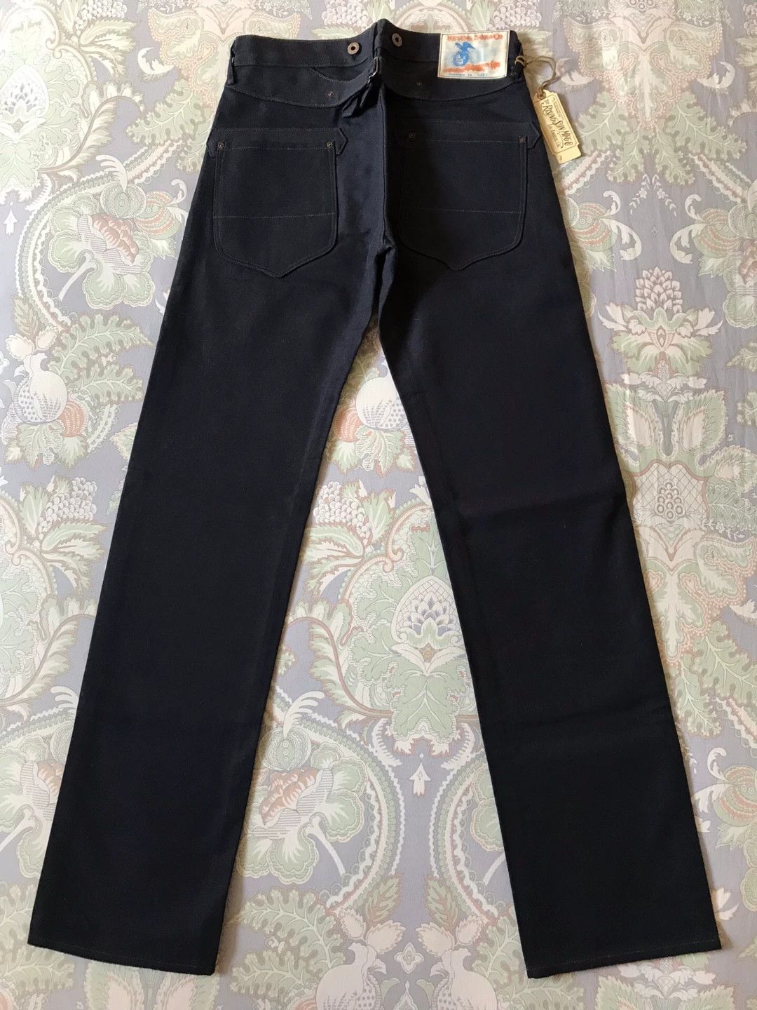 Rising Sun & Co. Rising Sun Blacksmith Navy Canvas Work Pants Size US 29 - 3 Thumbnail