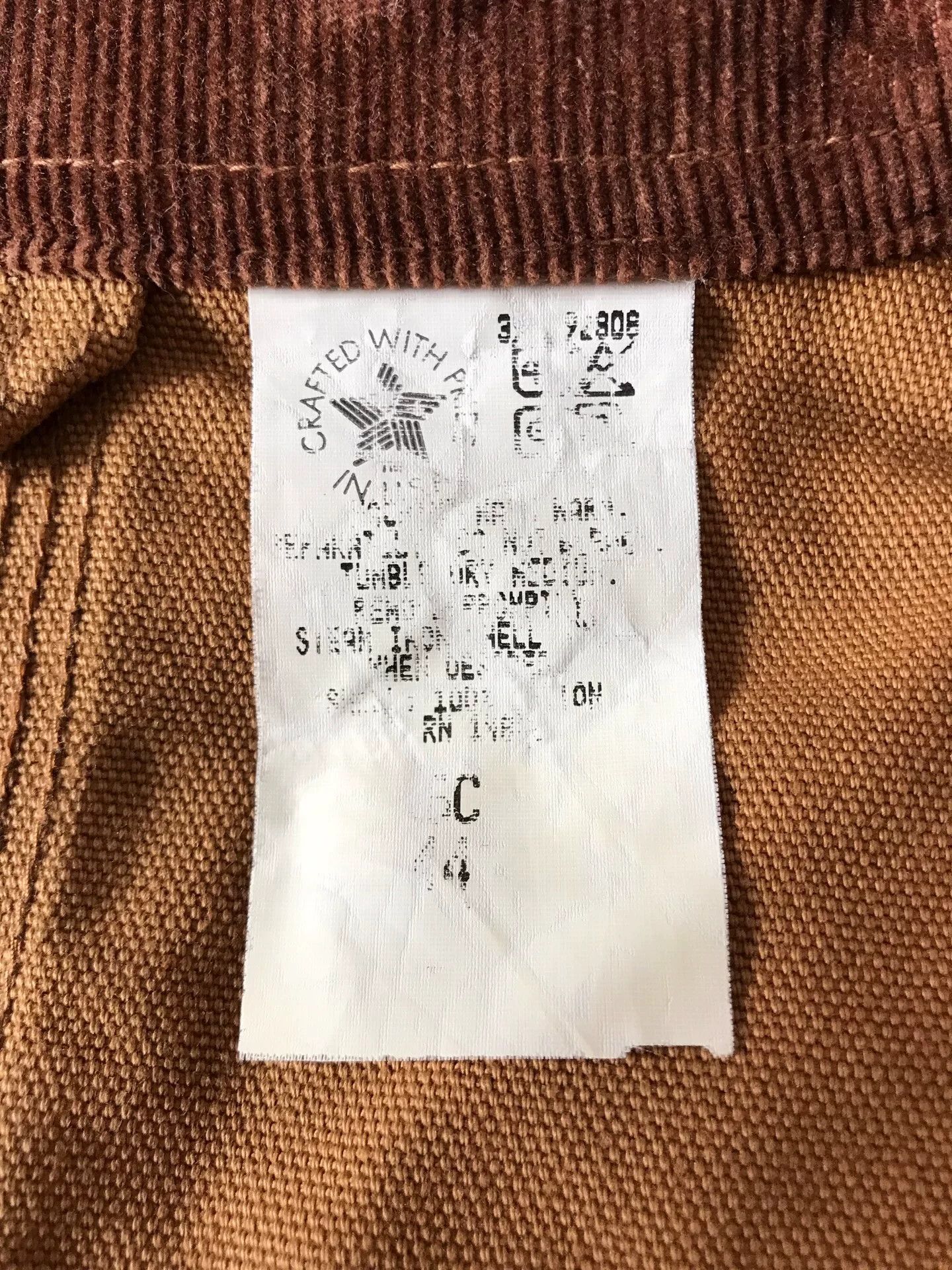 Carhartt 90s Carhartt 6C Brown Canvas Jacket Size US S / EU 44-46 / 1 - 9 Thumbnail