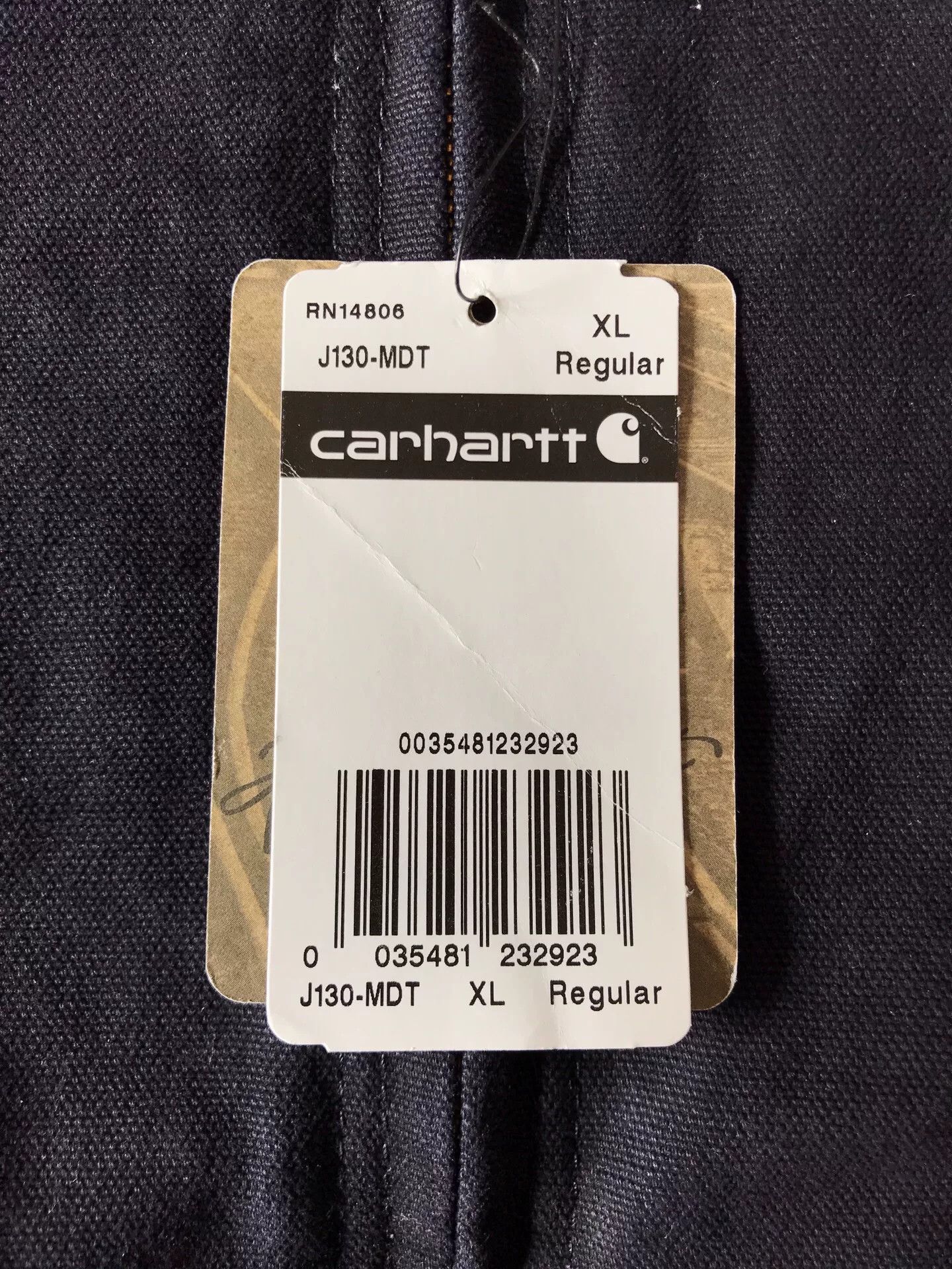 Carhartt Carhartt J130 Washed Canvas Hooded Jacket Size US XL / EU 56 / 4 - 8 Thumbnail