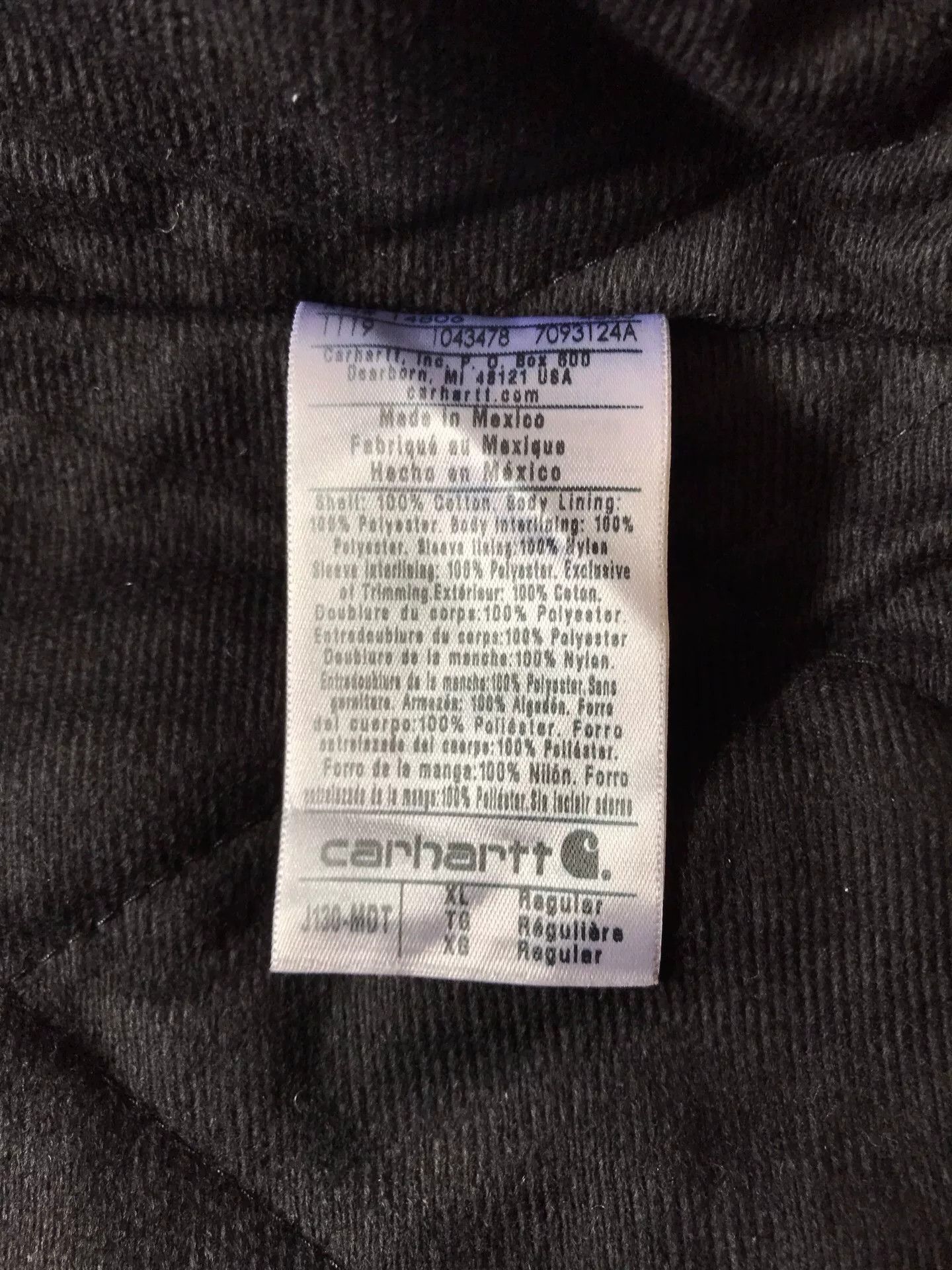Carhartt Carhartt J130 Washed Canvas Hooded Jacket Size US XL / EU 56 / 4 - 9 Thumbnail