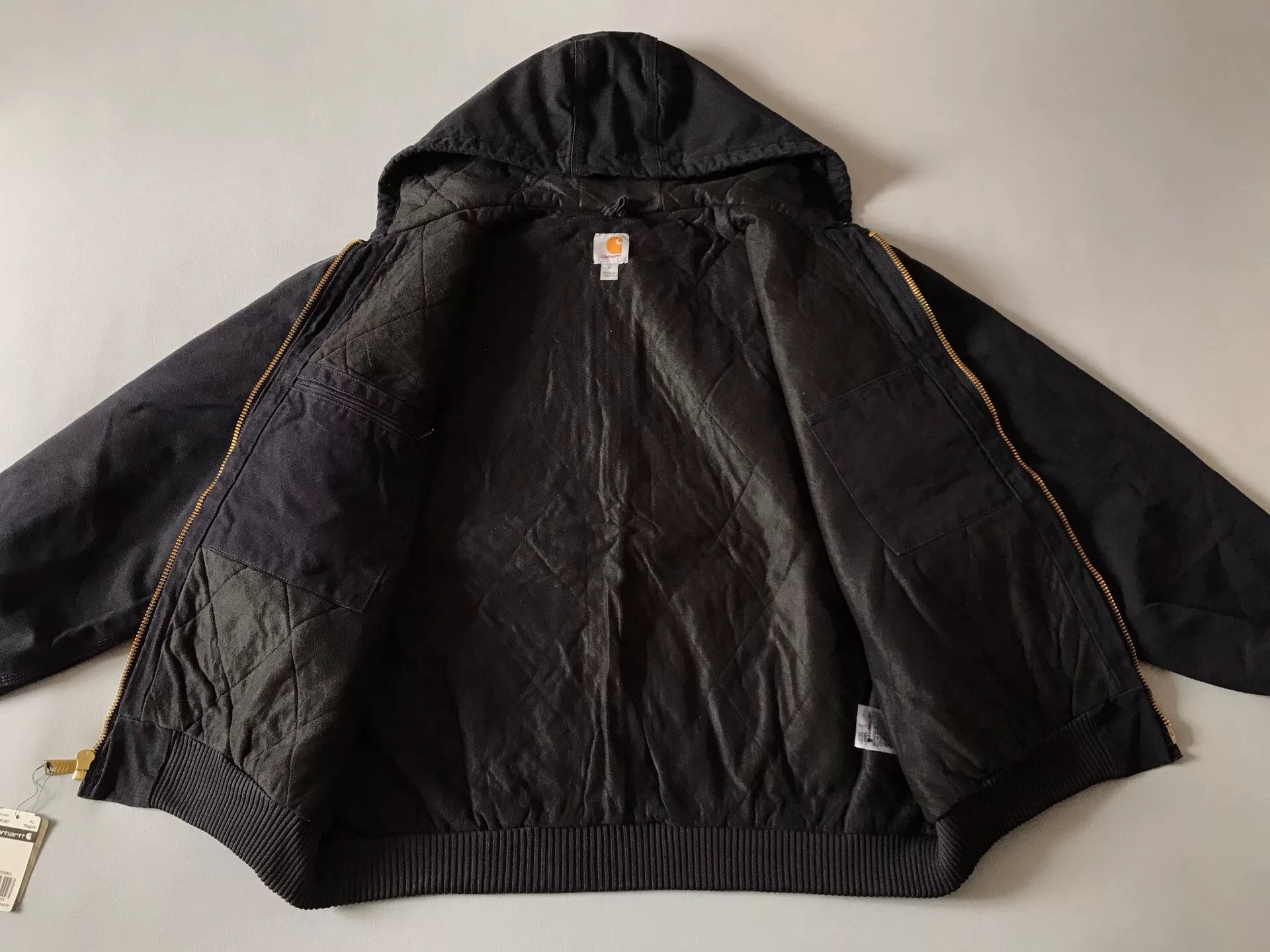 Carhartt Carhartt J130 Washed Canvas Hooded Jacket Size US XL / EU 56 / 4 - 3 Thumbnail