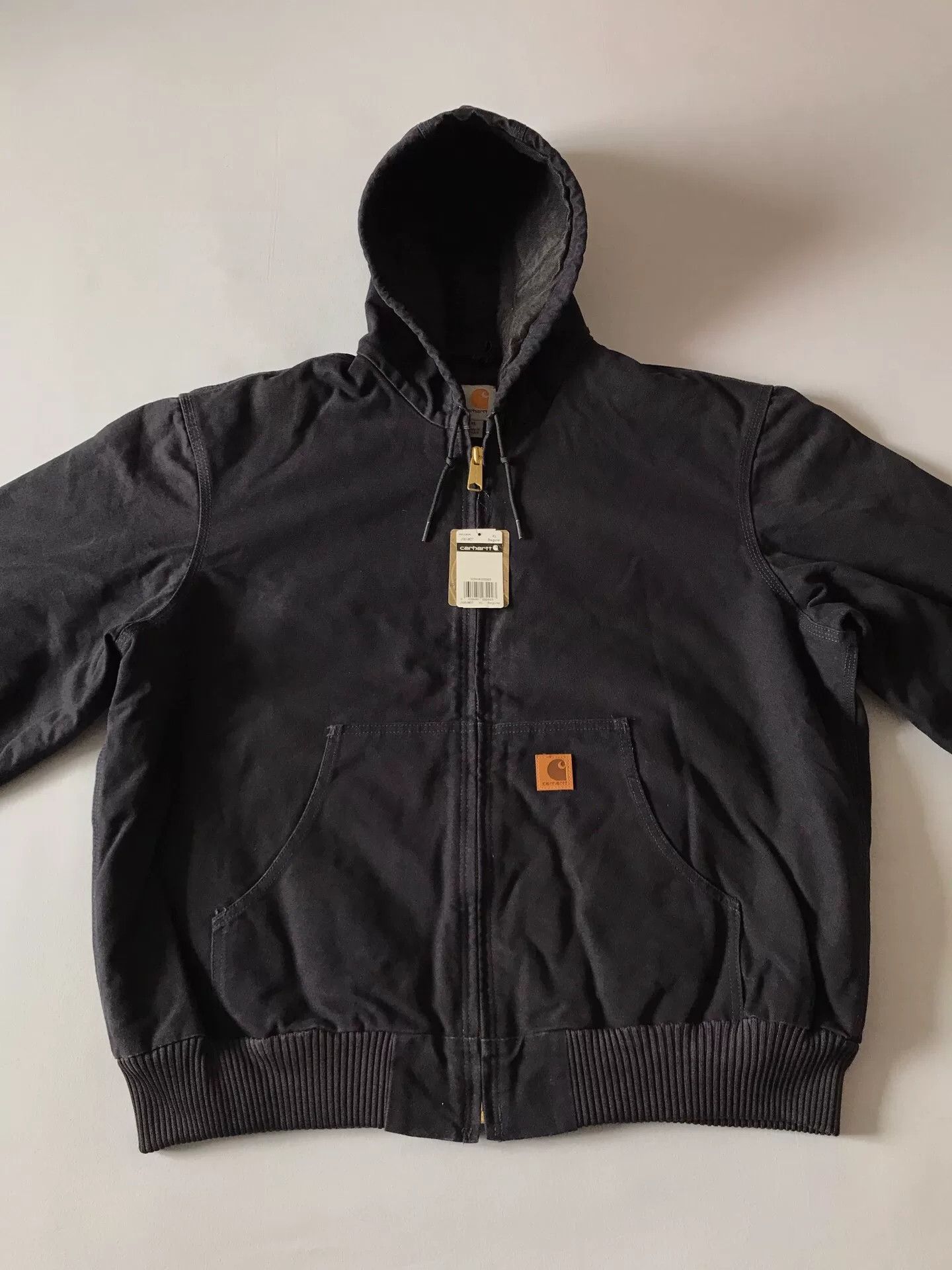 Carhartt Carhartt J130 Washed Canvas Hooded Jacket Size US XL / EU 56 / 4 - 4 Thumbnail