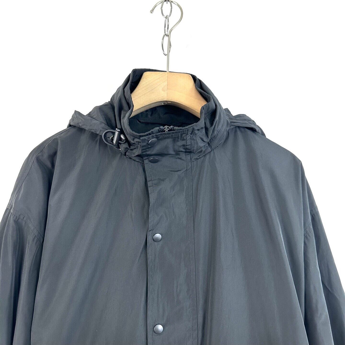 Balenciaga Balenciaga Back Logo Hooded Jacket Size XXS / US 00 / IT 34 - 3 Thumbnail