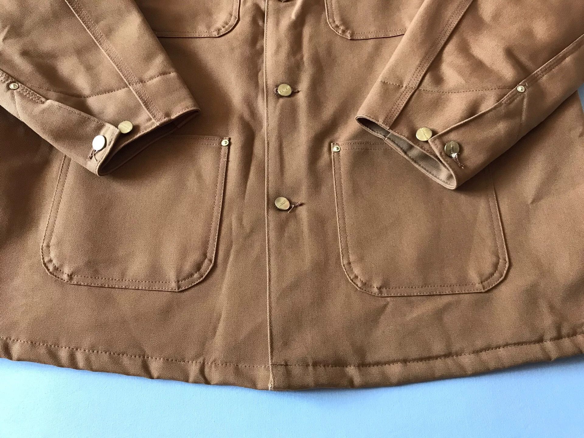 Carhartt Carhartt C001 Brown Canvas Work Jacket Size US XL / EU 56 / 4 - 6 Thumbnail
