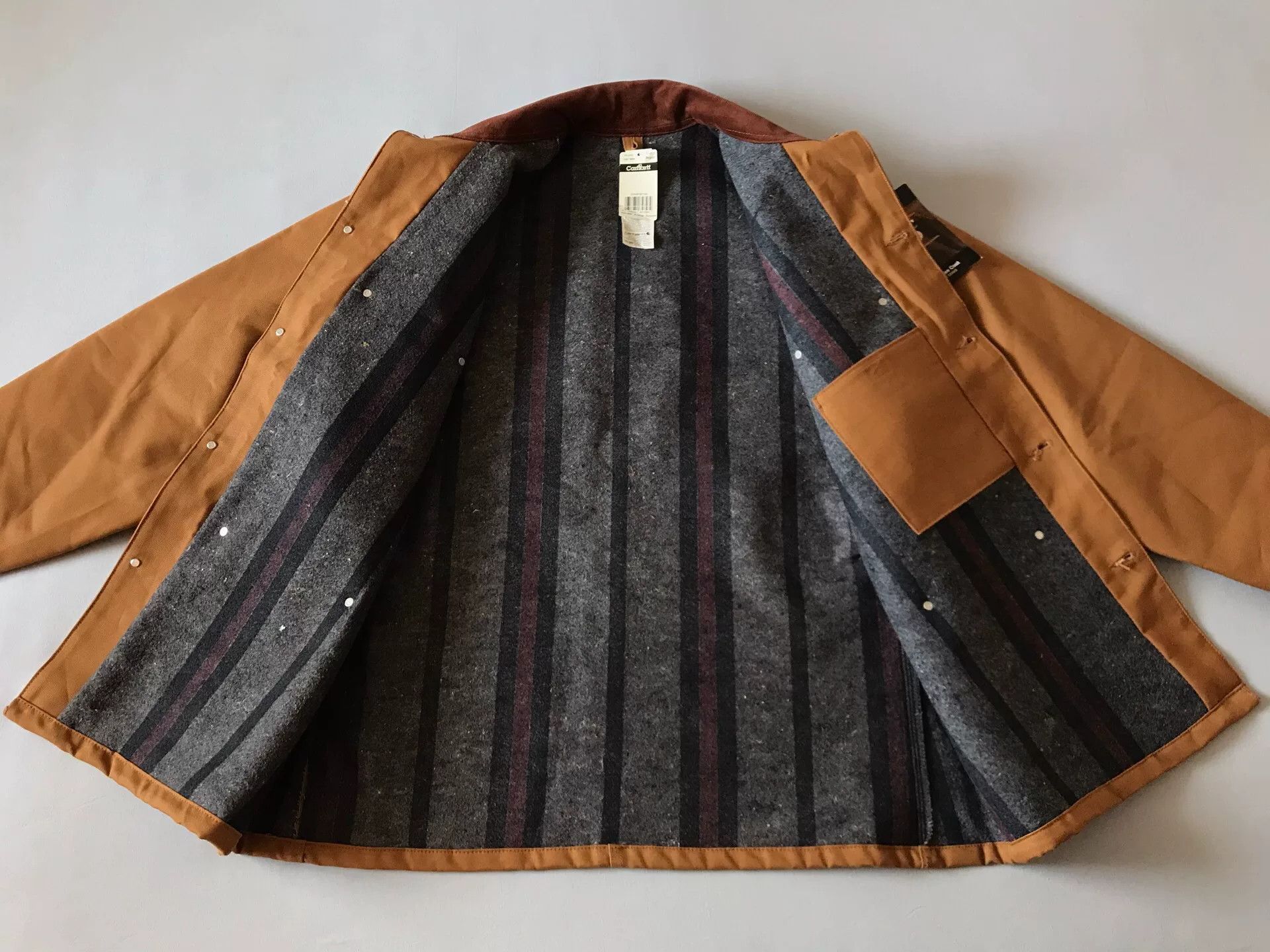 Carhartt Carhartt C001 Brown Canvas Work Jacket Size US XL / EU 56 / 4 - 3 Thumbnail