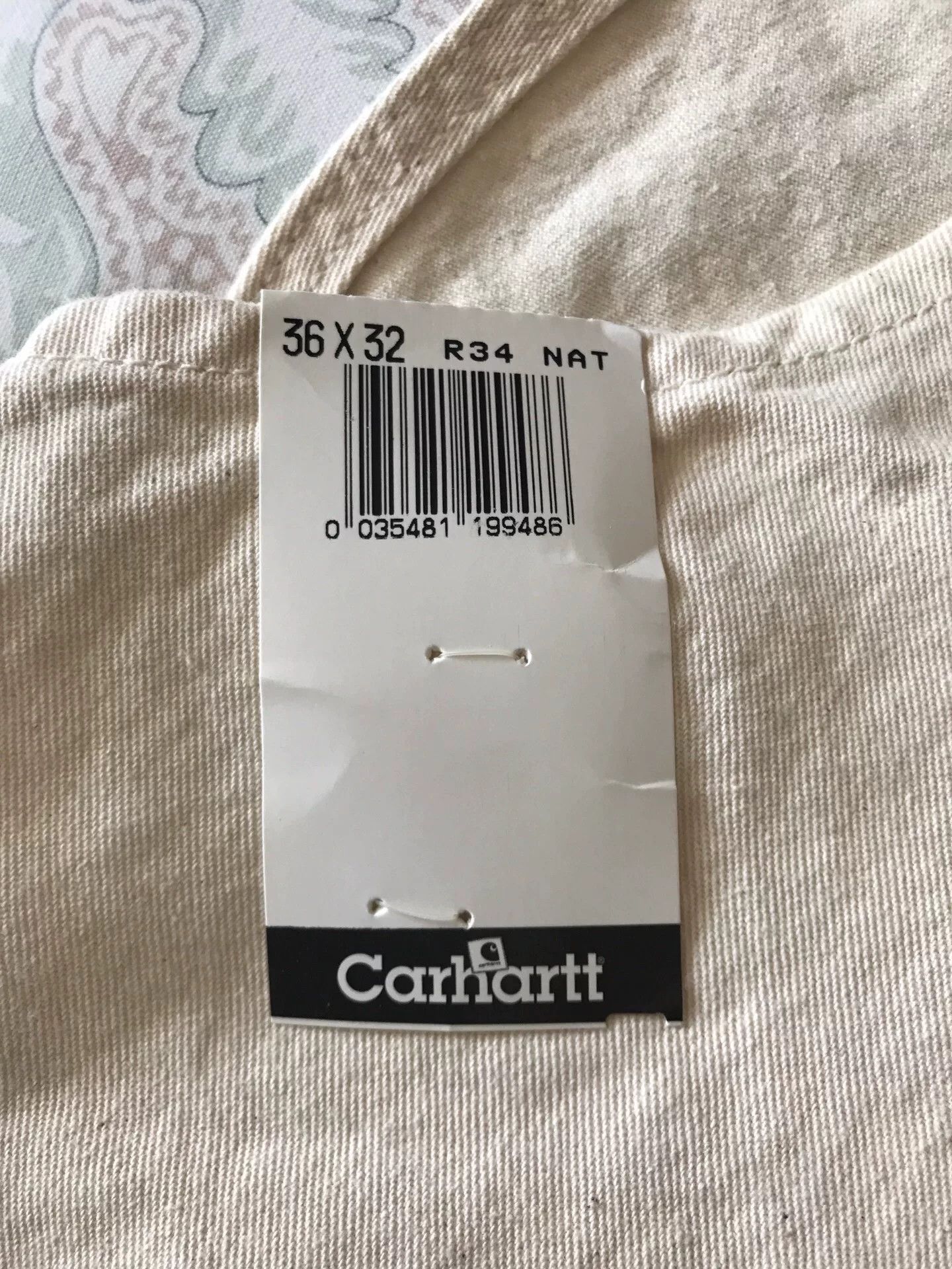 Carhartt Carhartt R34 NAT Overalls W36L32 Size US 36 / EU 52 - 8 Thumbnail