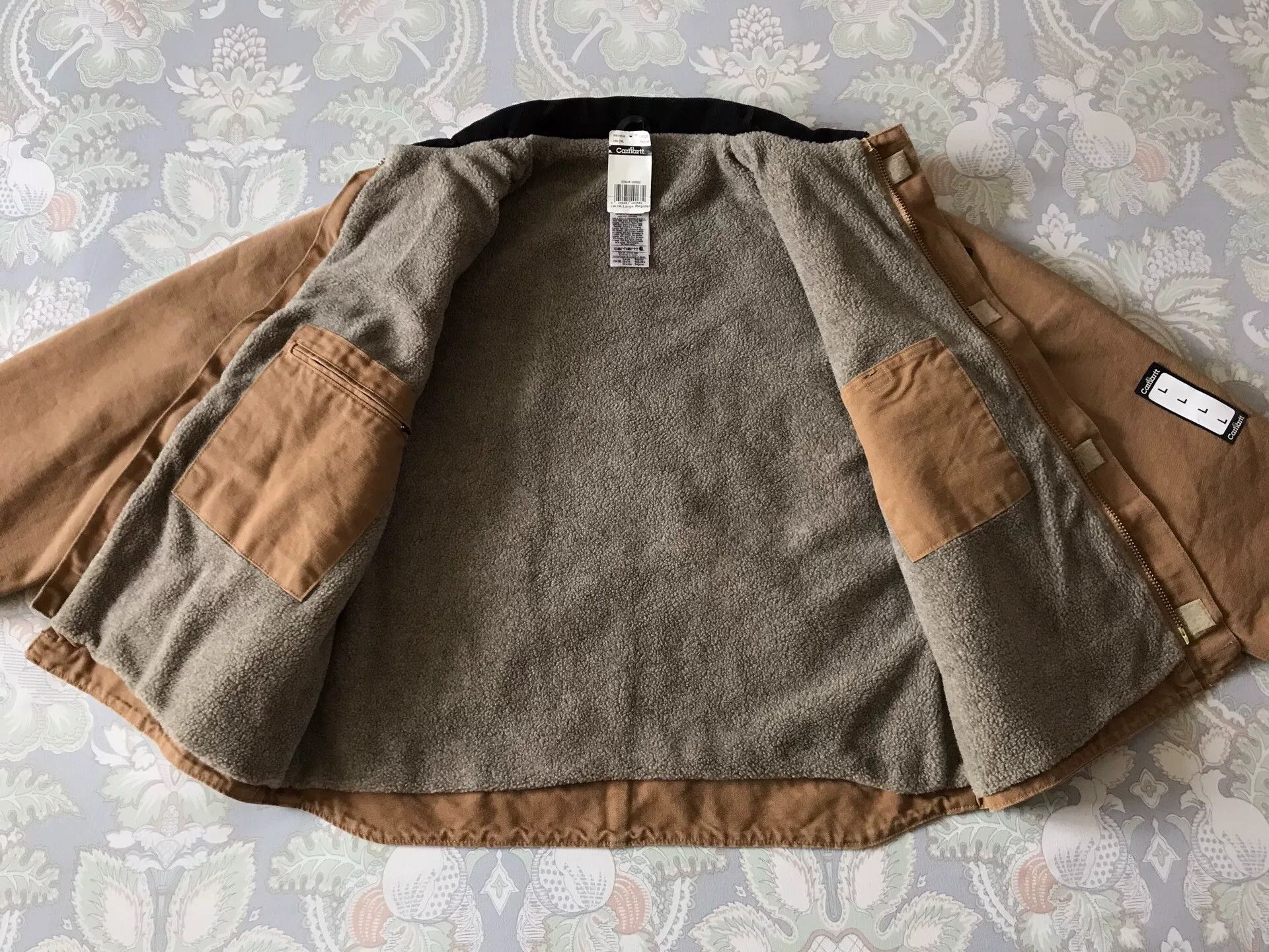 Carhartt Carhartt J164 Washed Canvas Work Jacket Size US L / EU 52-54 / 3 - 3 Thumbnail