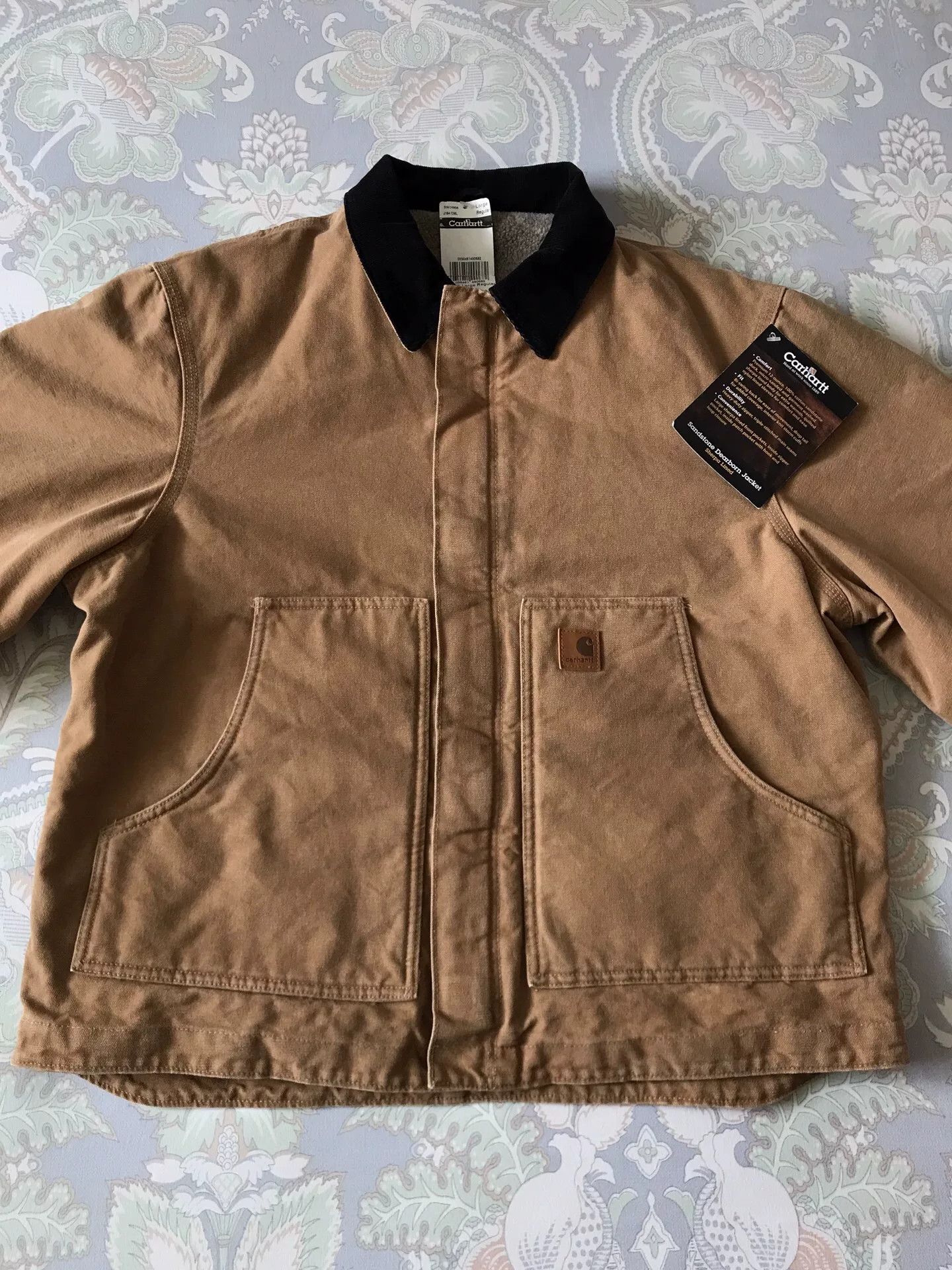 Carhartt Carhartt J164 Washed Canvas Work Jacket Size US L / EU 52-54 / 3 - 4 Thumbnail