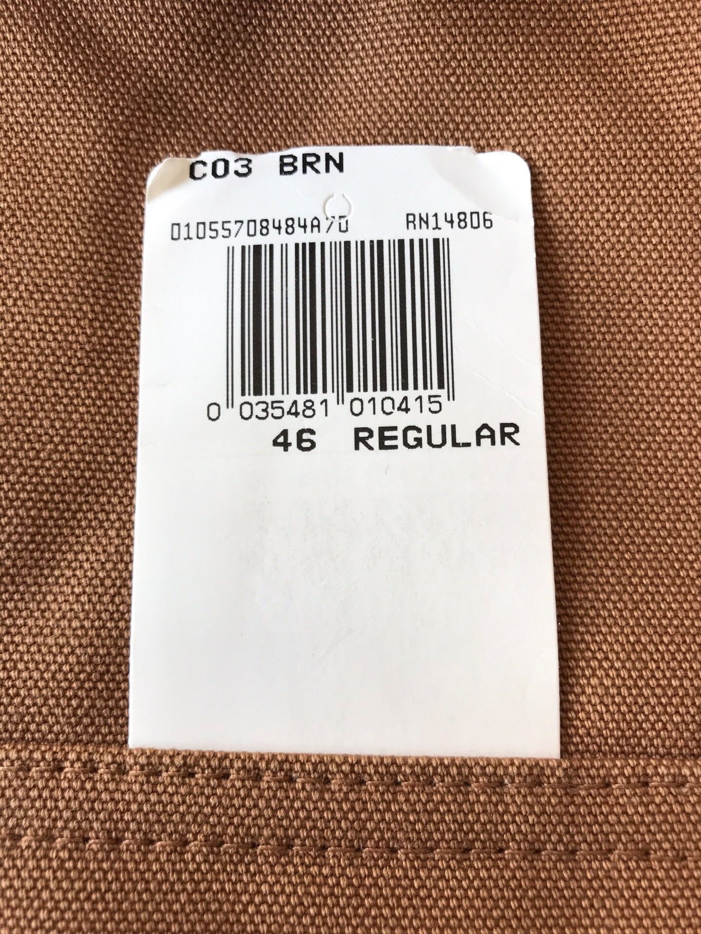 Carhartt Carhartt C03 Brown Canvas Jacket Size US S / EU 44-46 / 1 - 8 Thumbnail