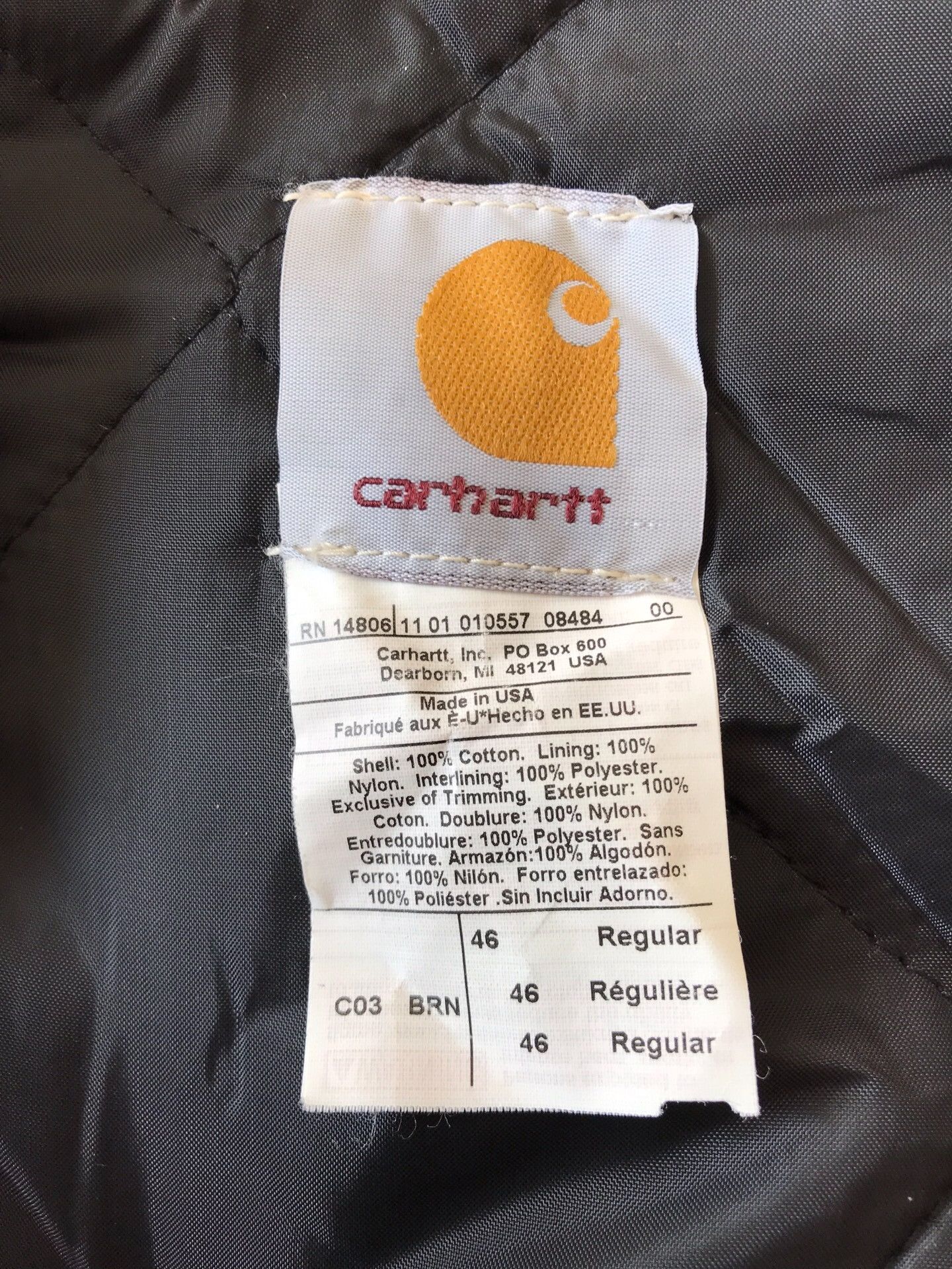 Carhartt Carhartt C03 Brown Canvas Jacket Size US S / EU 44-46 / 1 - 9 Thumbnail