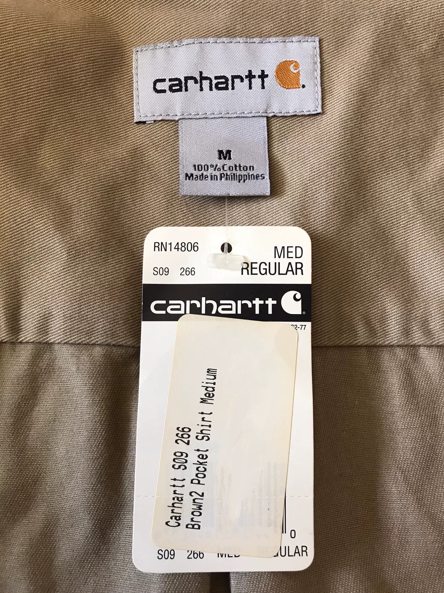 Carhartt Carhartt S09 266 Heavy Work Shirt Size US M / EU 48-50 / 2 - 7 Thumbnail