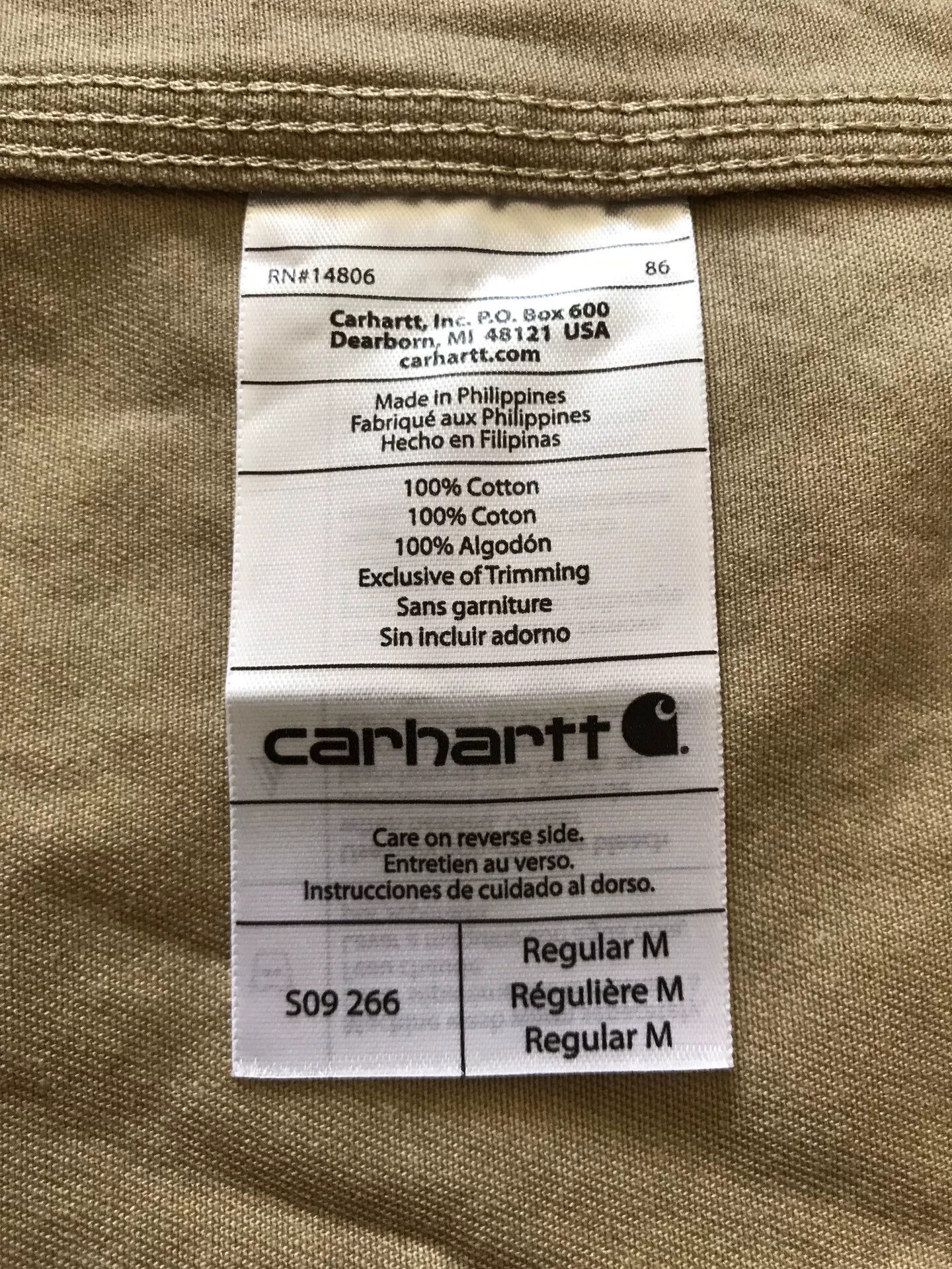 Carhartt Carhartt S09 266 Heavy Work Shirt Size US M / EU 48-50 / 2 - 8 Thumbnail