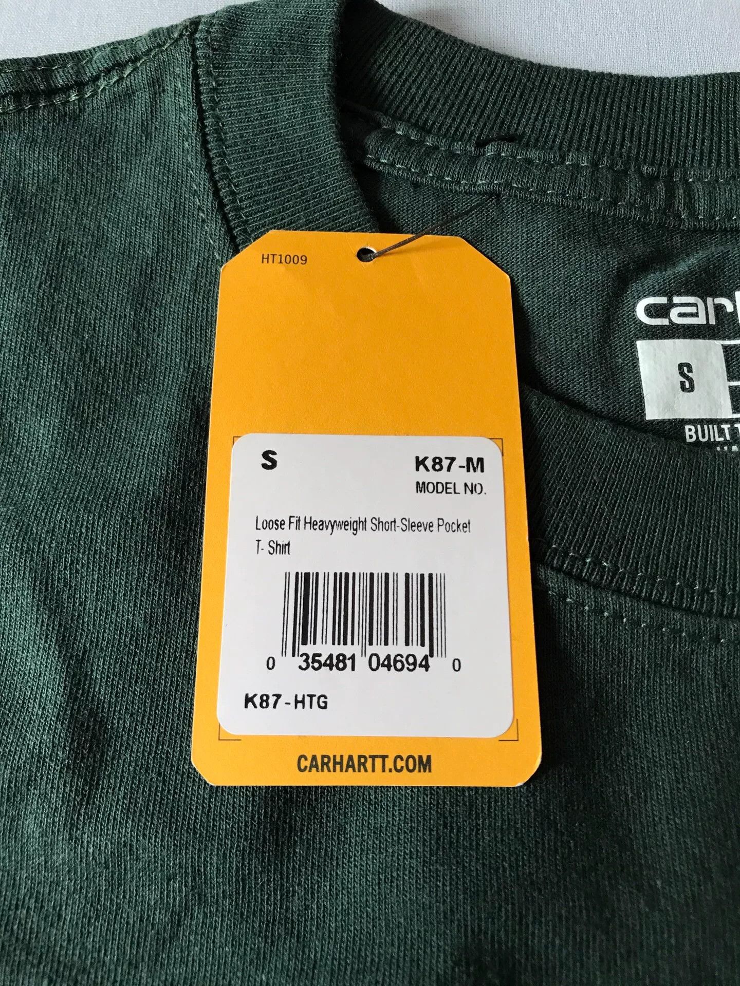 Carhartt Carhartt K87 Short Sleeve T-Shirt Size US S / EU 44-46 / 1 - 7 Thumbnail