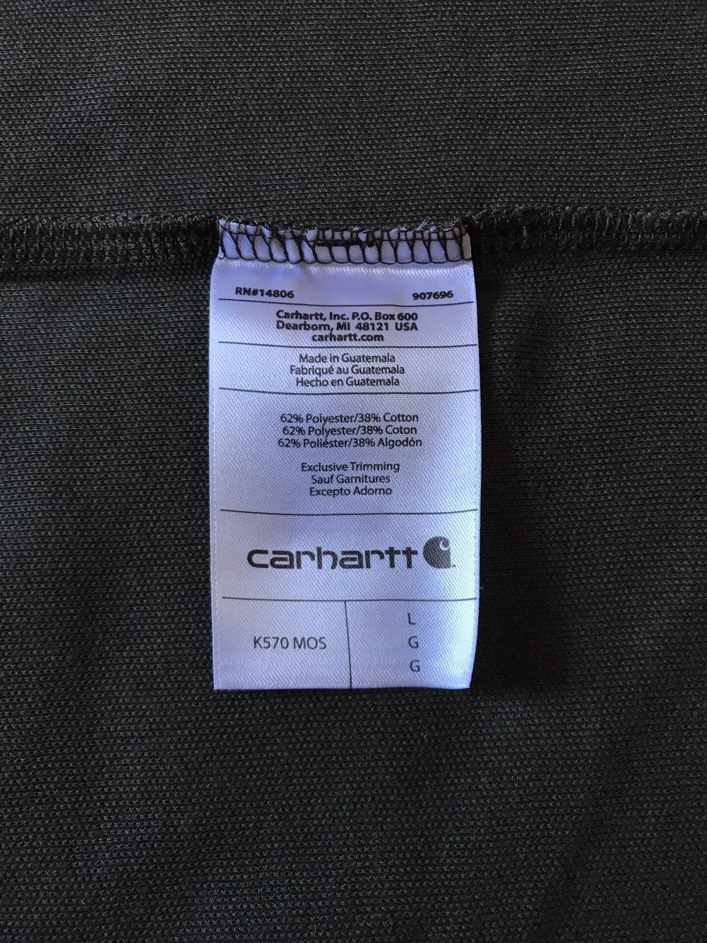 Carhartt Carhartt K570 Short Sleeve Polo Shirt Size US L / EU 52-54 / 3 - 8 Thumbnail