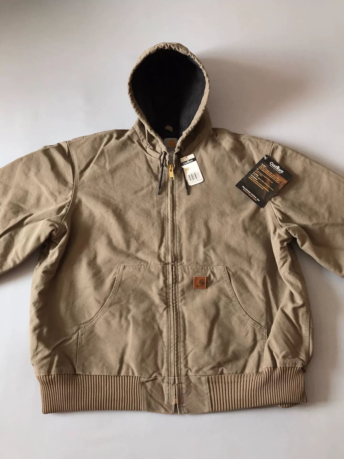 Carhartt Carhartt J130 MUS Canvas Hooded Jacket Size US XL / EU 56 / 4 - 4 Thumbnail