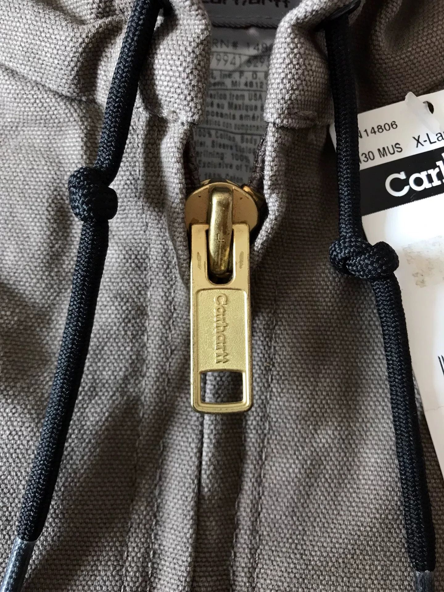 Carhartt Carhartt J130 MUS Canvas Hooded Jacket Size US XL / EU 56 / 4 - 7 Thumbnail