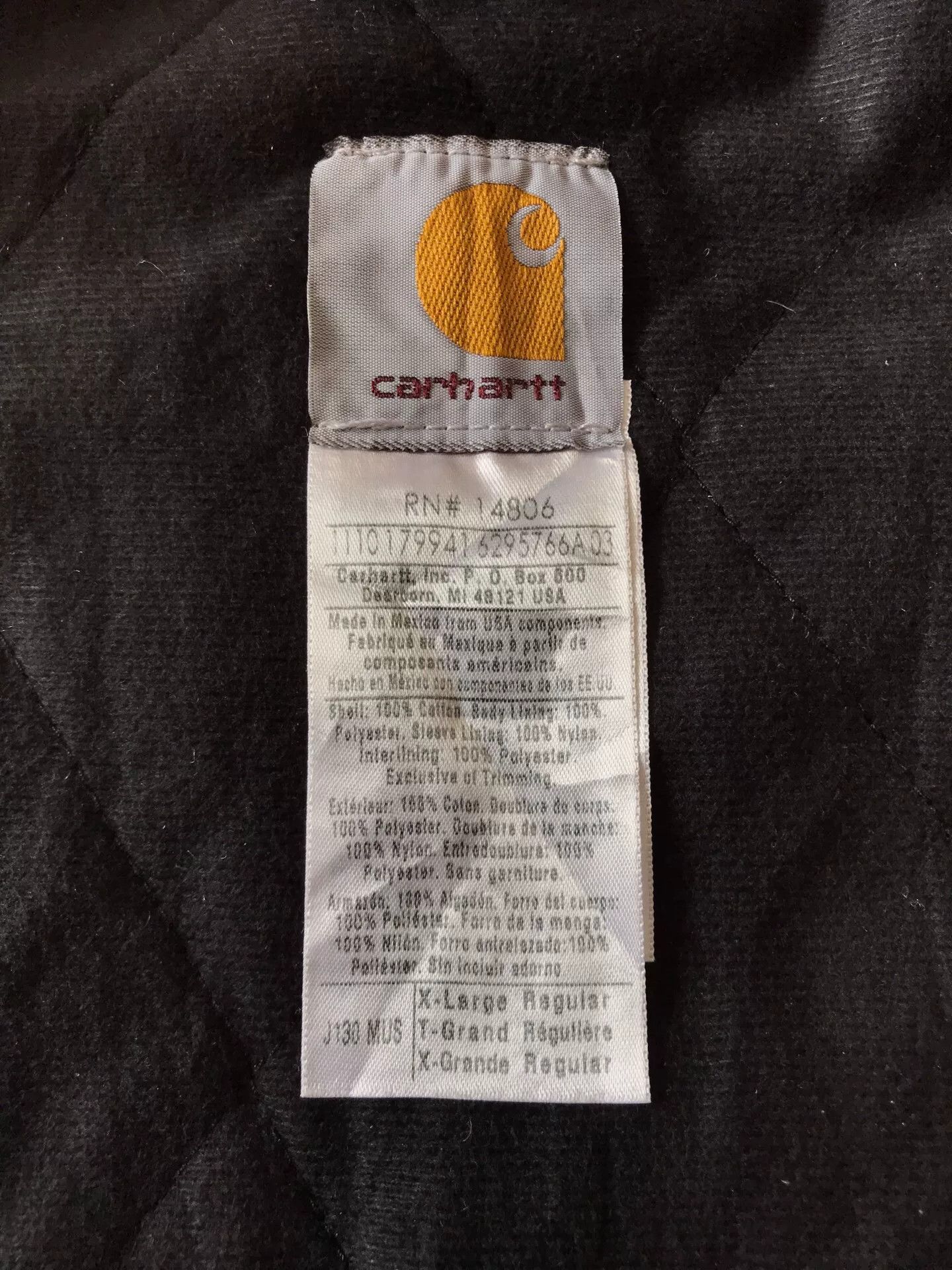 Carhartt Carhartt J130 MUS Canvas Hooded Jacket Size US XL / EU 56 / 4 - 9 Thumbnail