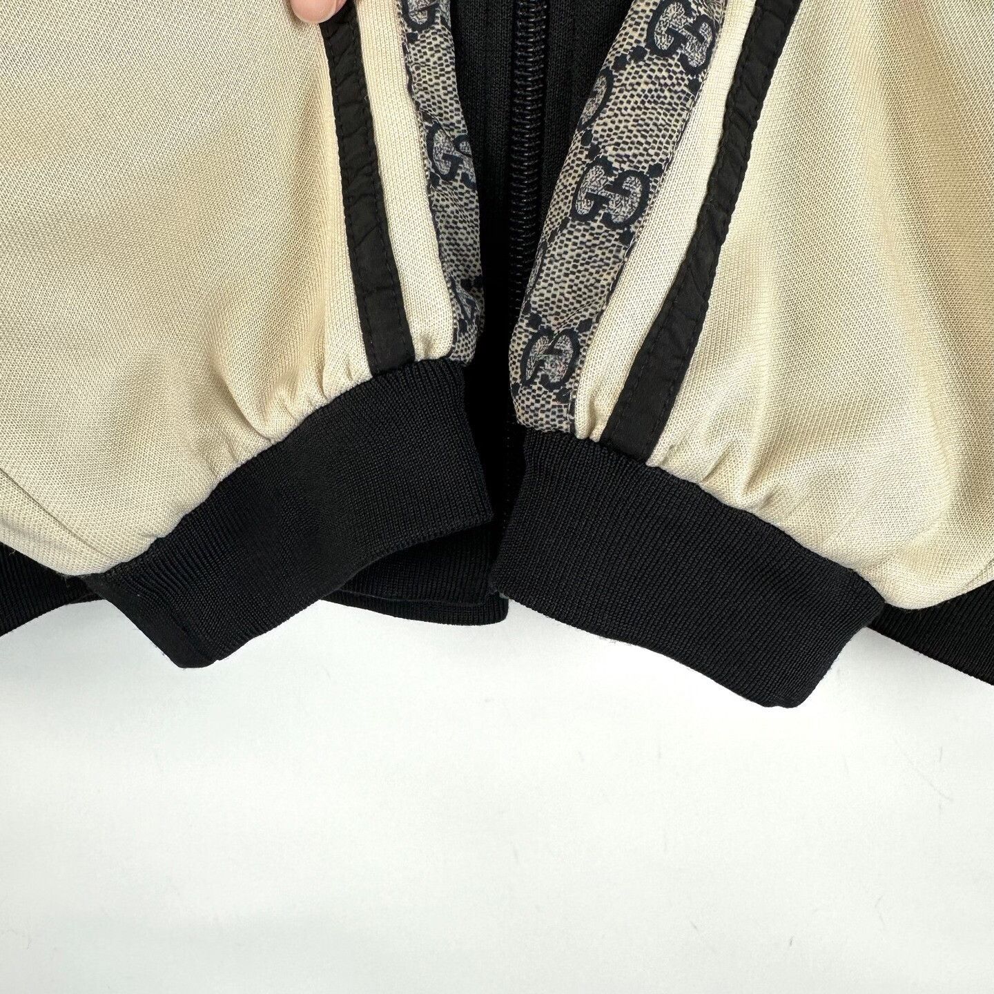 Gucci Gucci Black White Double G Zip Jacket Size US M / EU 48-50 / 2 - 6 Thumbnail
