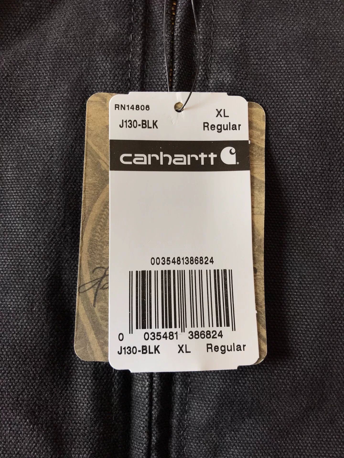 Carhartt Carhartt J130 Canvas Hooded Work Jacket Size US XL / EU 56 / 4 - 8 Thumbnail