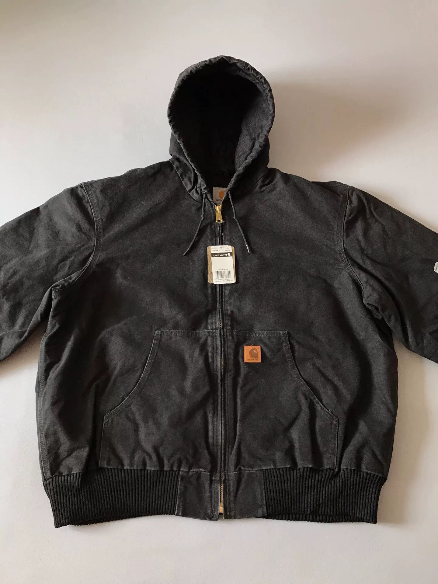 Carhartt Carhartt J130 Canvas Hooded Work Jacket Size US XL / EU 56 / 4 - 4 Thumbnail