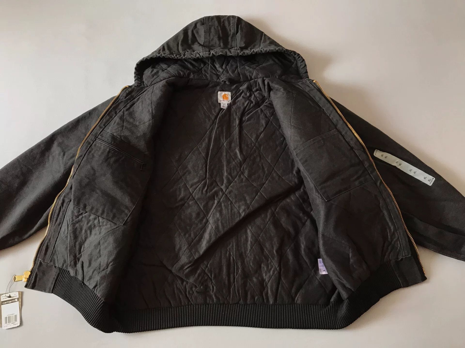 Carhartt Carhartt J130 Canvas Hooded Work Jacket Size US XL / EU 56 / 4 - 3 Thumbnail