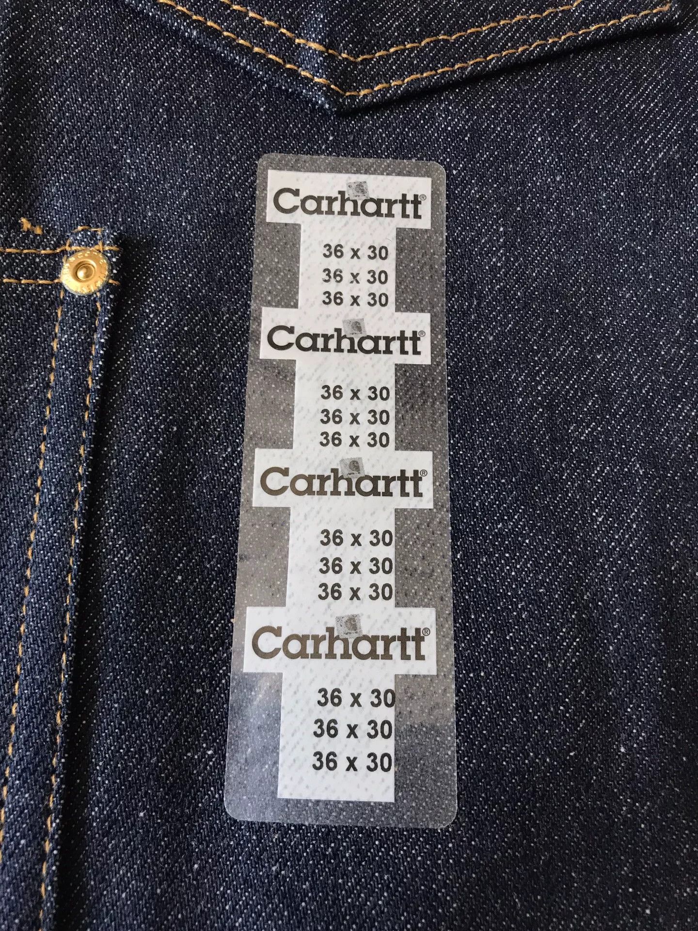 Carhartt Carhartt B06 Raw Denim Jeans W36L30 Size US 36 / EU 52 - 7 Thumbnail