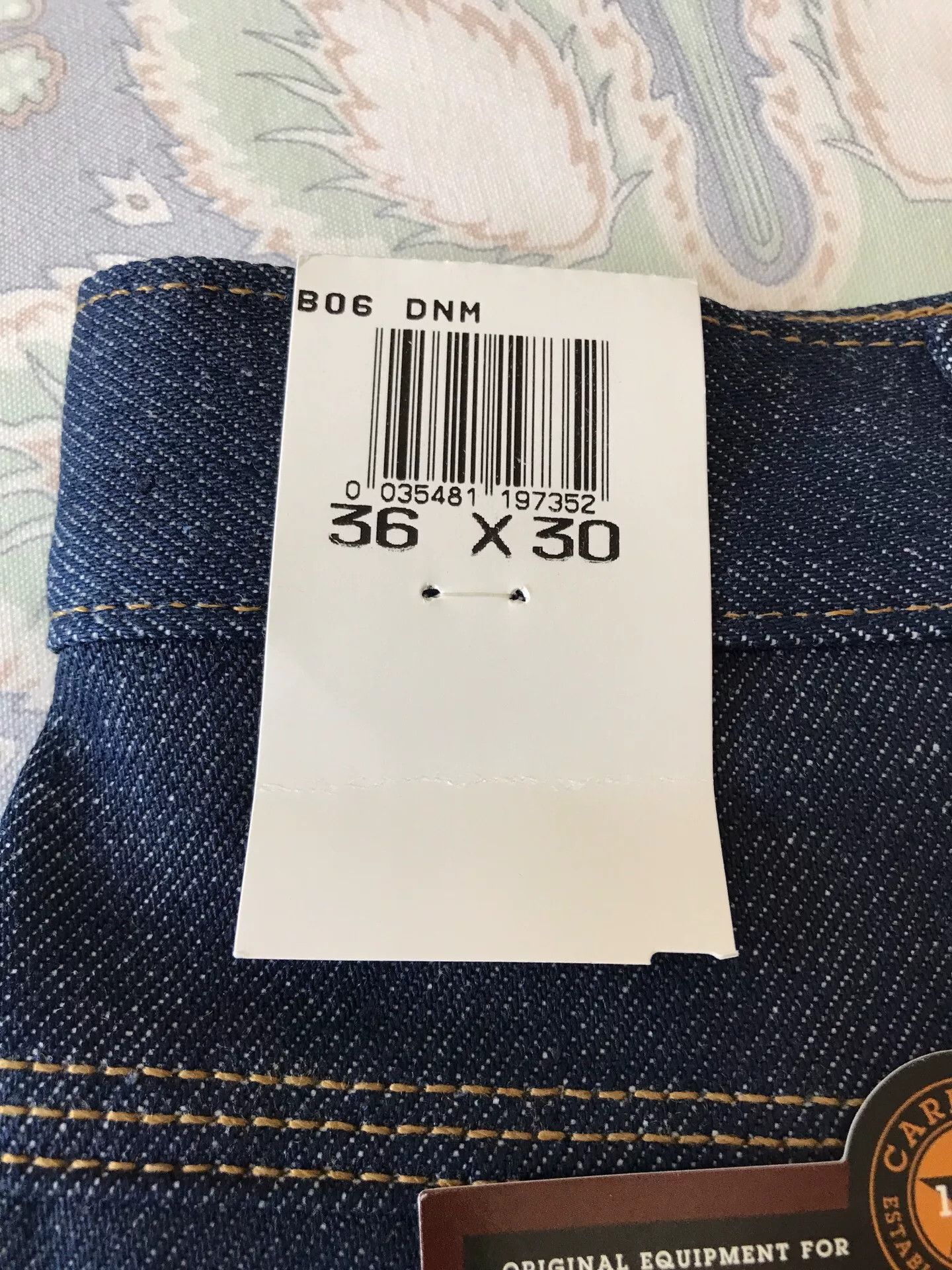 Carhartt Carhartt B06 Raw Denim Jeans W36L30 Size US 36 / EU 52 - 8 Thumbnail