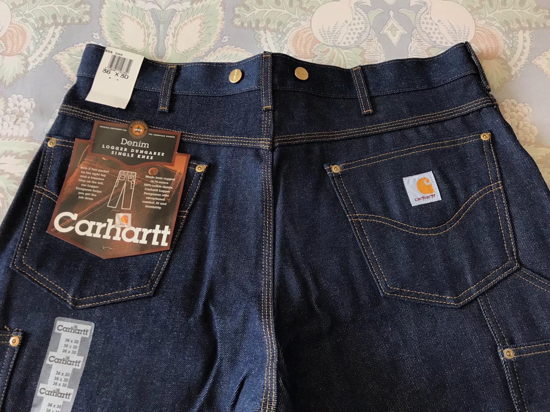 Carhartt Carhartt B06 Raw Denim Jeans W36L30 Size US 36 / EU 52 - 5 Thumbnail