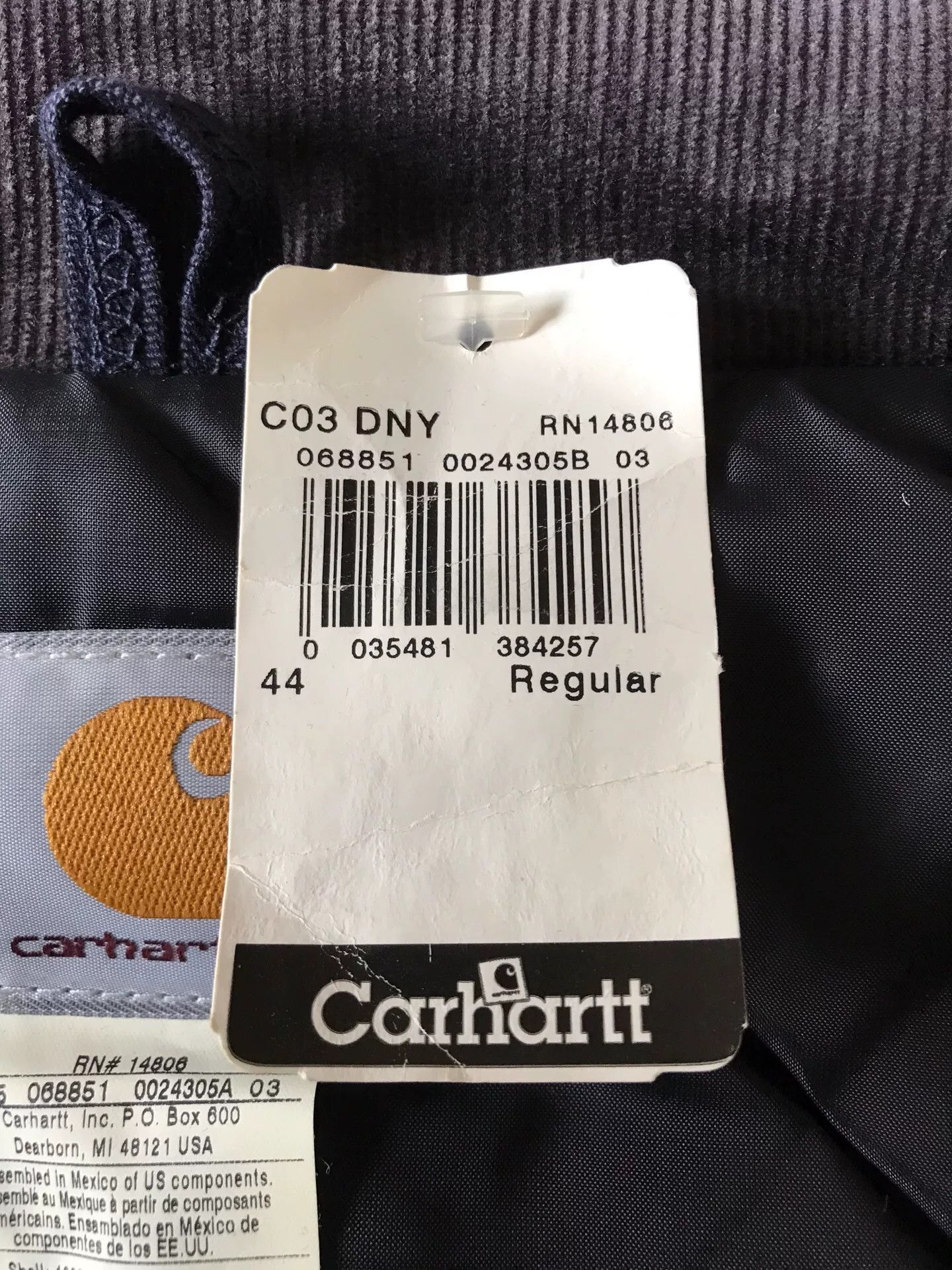 Carhartt Carhartt C03 DNY Canvas Work Jacket Size US S / EU 44-46 / 1 - 8 Thumbnail