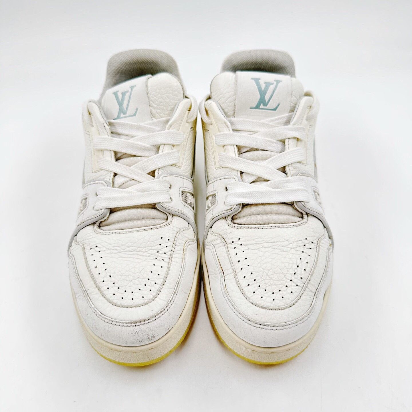 Louis Vuitton Louis Vuitton LV Trainer White Cement Size US 6 / IT 36 - 2 Thumbnail