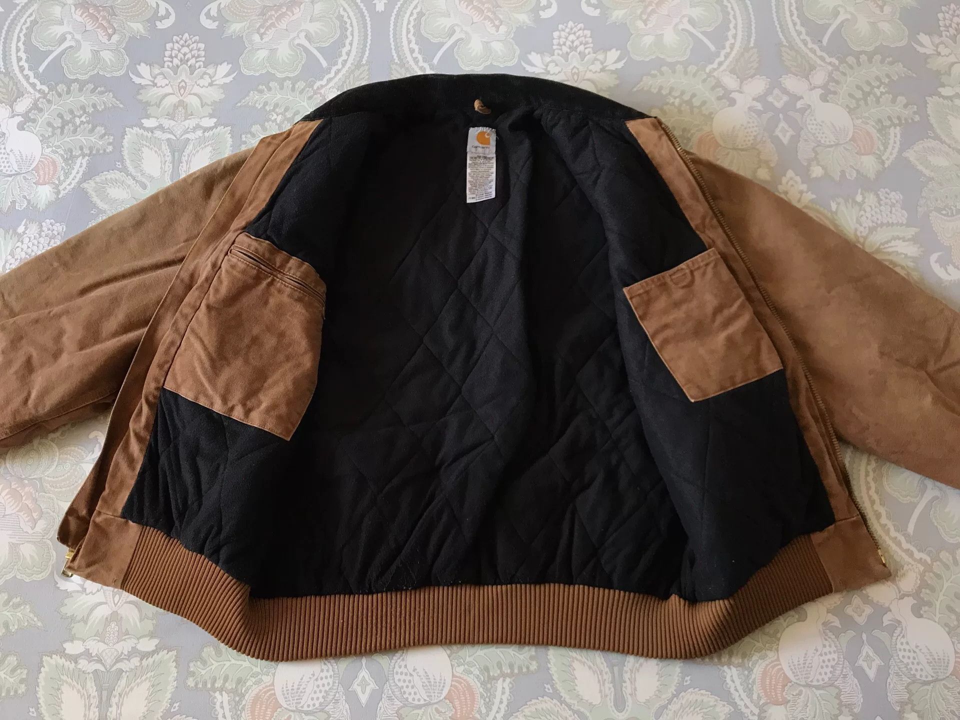 Carhartt Carhartt J14 Brown XL Washed Canvas Jacket Size US XL / EU 56 / 4 - 3 Thumbnail