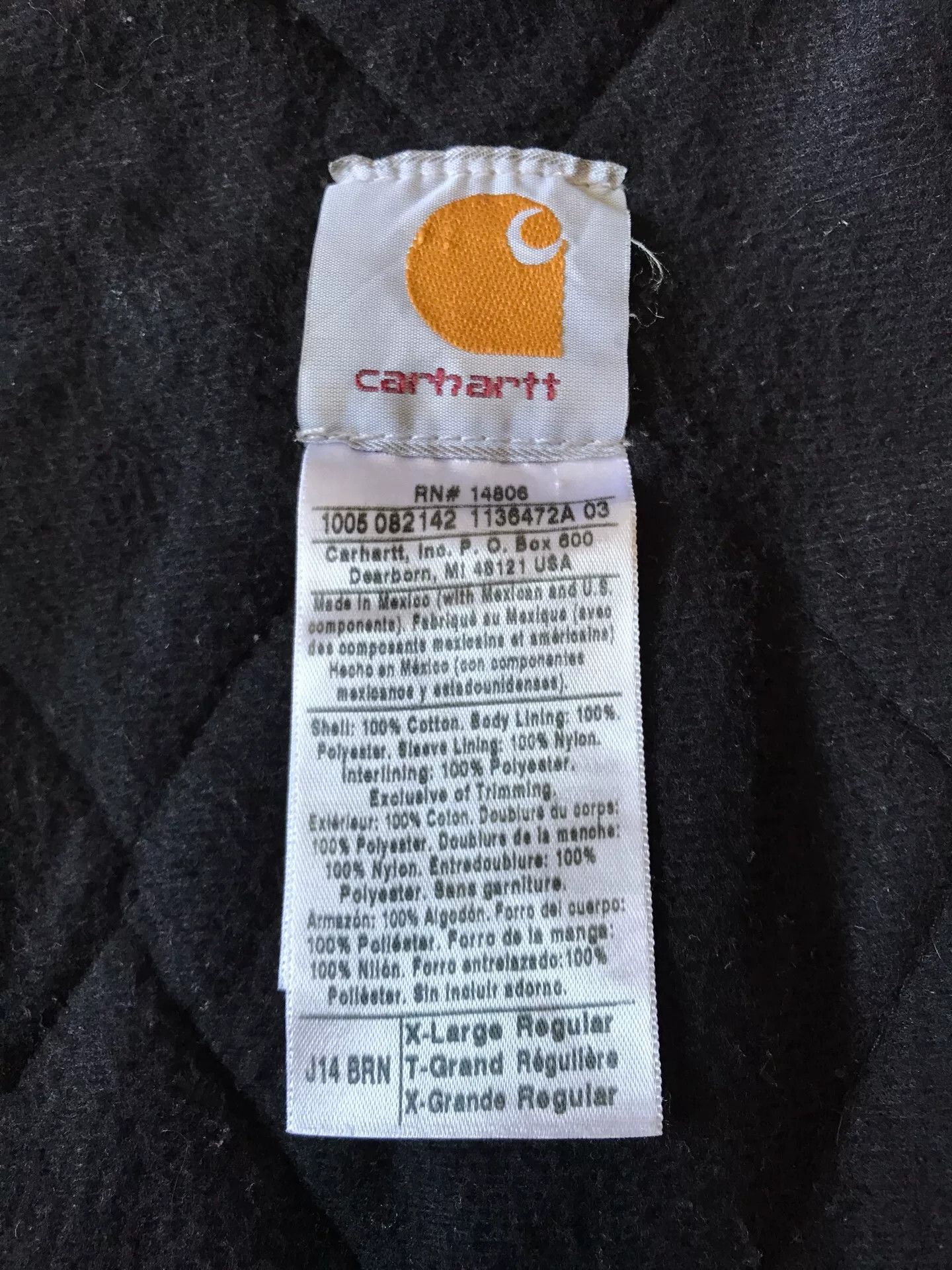 Carhartt Carhartt J14 Brown XL Washed Canvas Jacket Size US XL / EU 56 / 4 - 9 Thumbnail