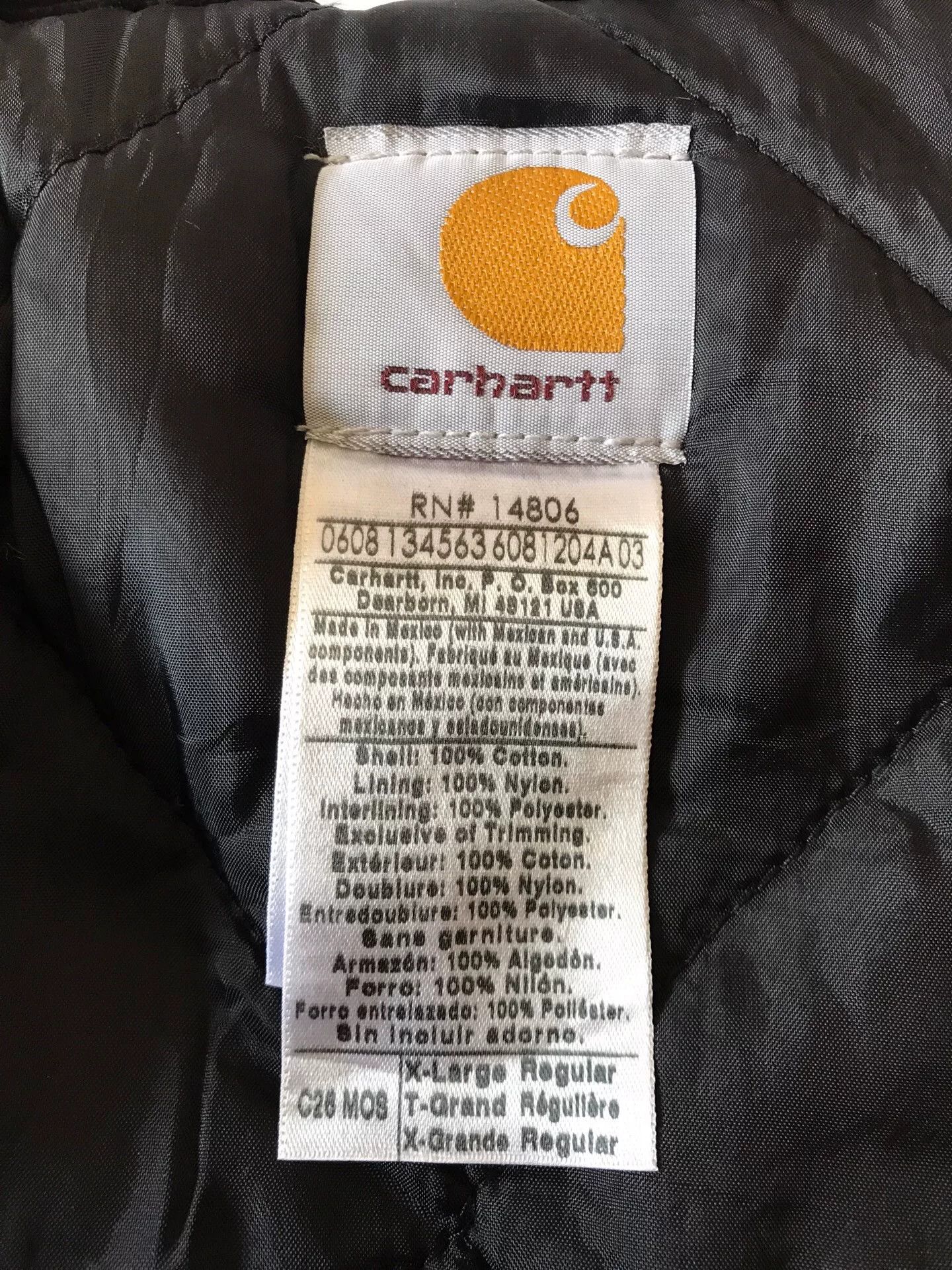 Carhartt Carhartt C26 MOS Work Jacket Size US XL / EU 56 / 4 - 9 Thumbnail