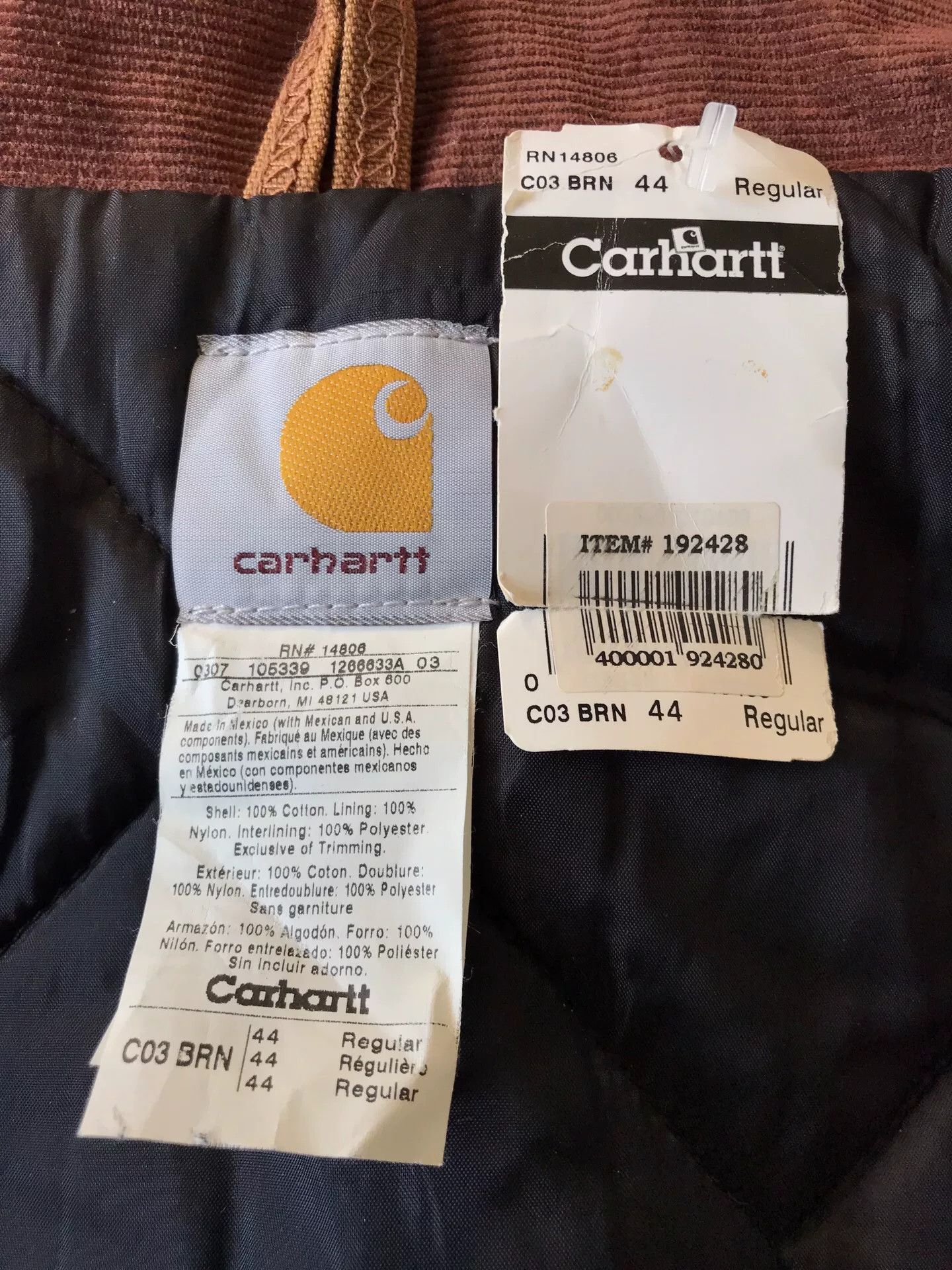 Carhartt Carhartt C03 Canvas Work Jacket Size US S / EU 44-46 / 1 - 9 Thumbnail