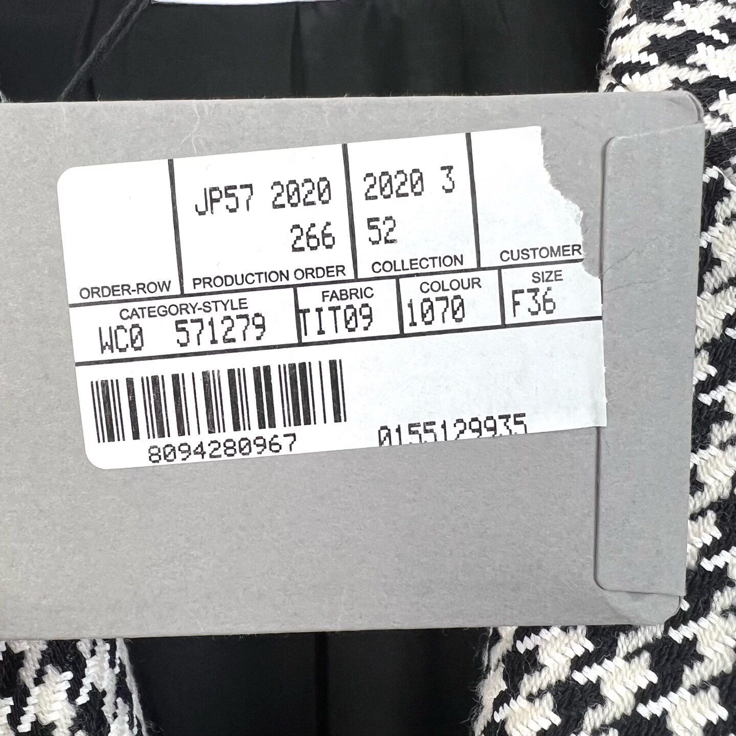 Balenciaga Balenciaga Houndstooth Wool Hourglass Blazer Size XS / US 0-2 / IT 36-38 - 7 Thumbnail