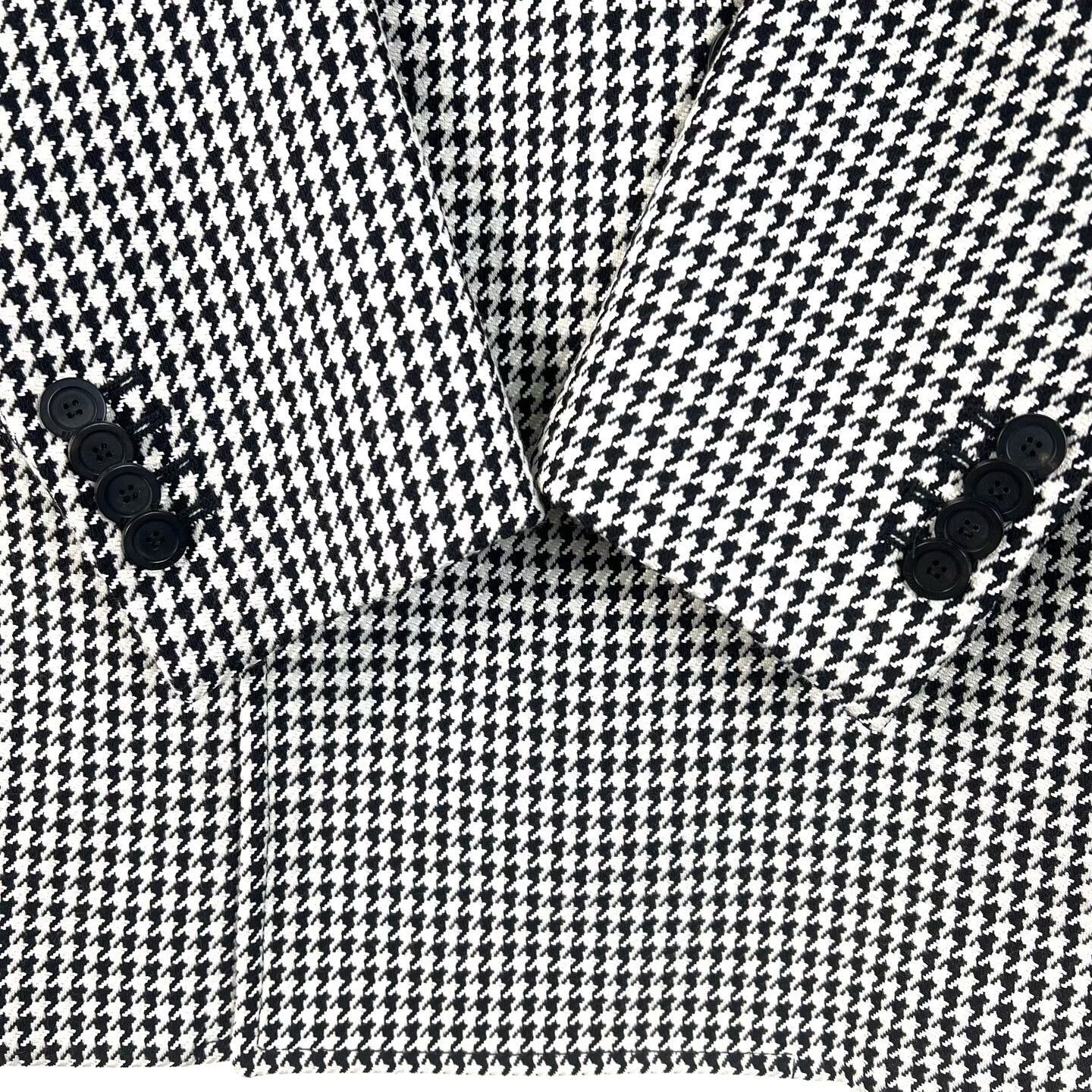 Balenciaga Balenciaga Houndstooth Wool Hourglass Blazer Size XS / US 0-2 / IT 36-38 - 4 Thumbnail