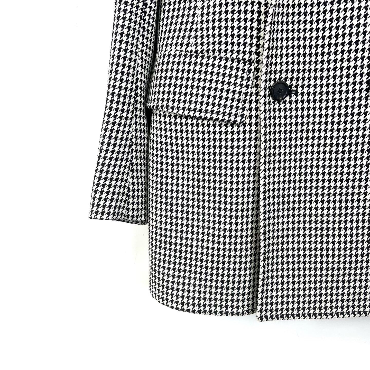 Balenciaga Balenciaga Houndstooth Wool Hourglass Blazer Size XS / US 0-2 / IT 36-38 - 8 Thumbnail