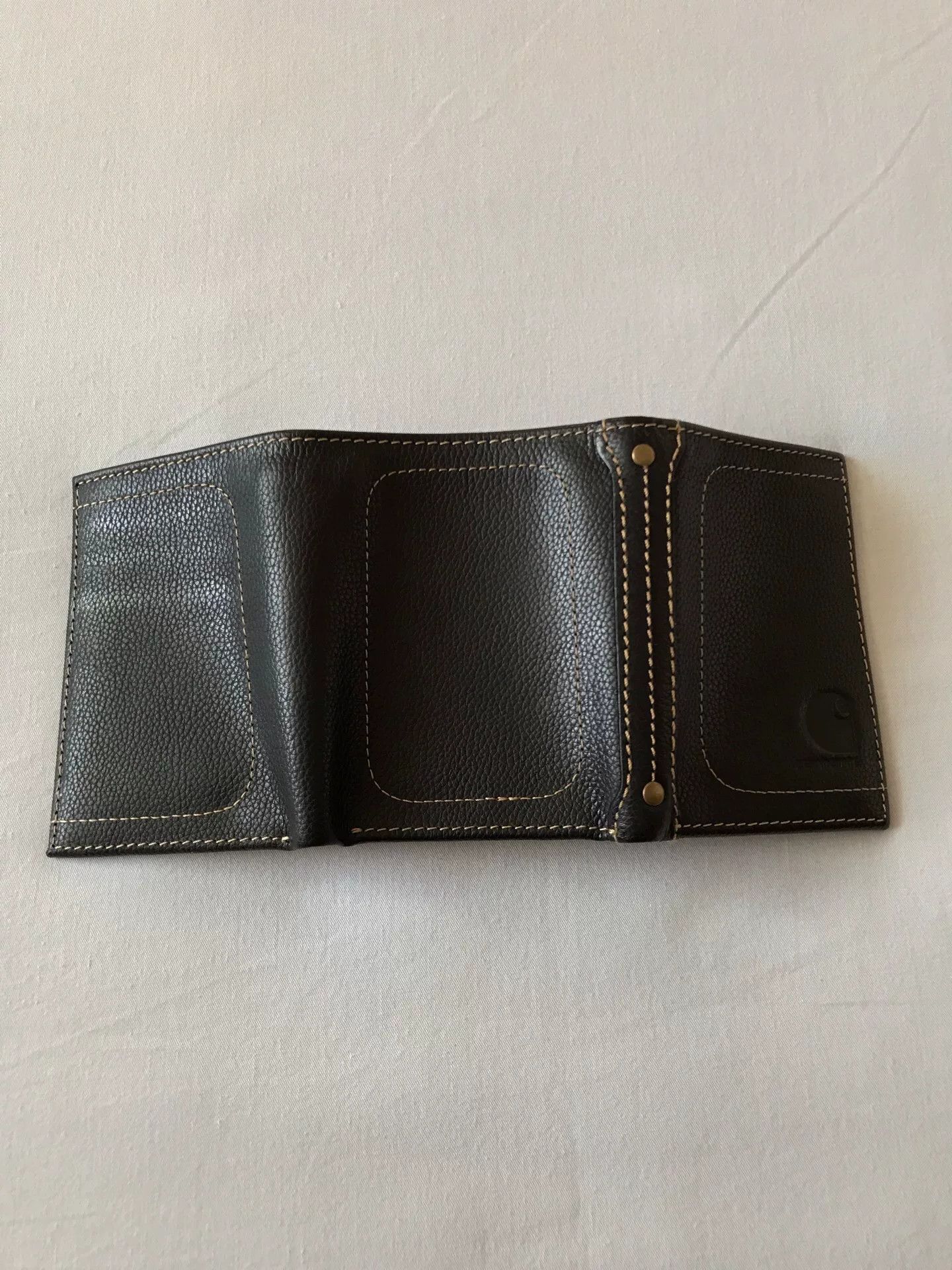 Carhartt Carhartt Main Line Black Lychee Leather Wallet Size ONE SIZE - 2 Thumbnail