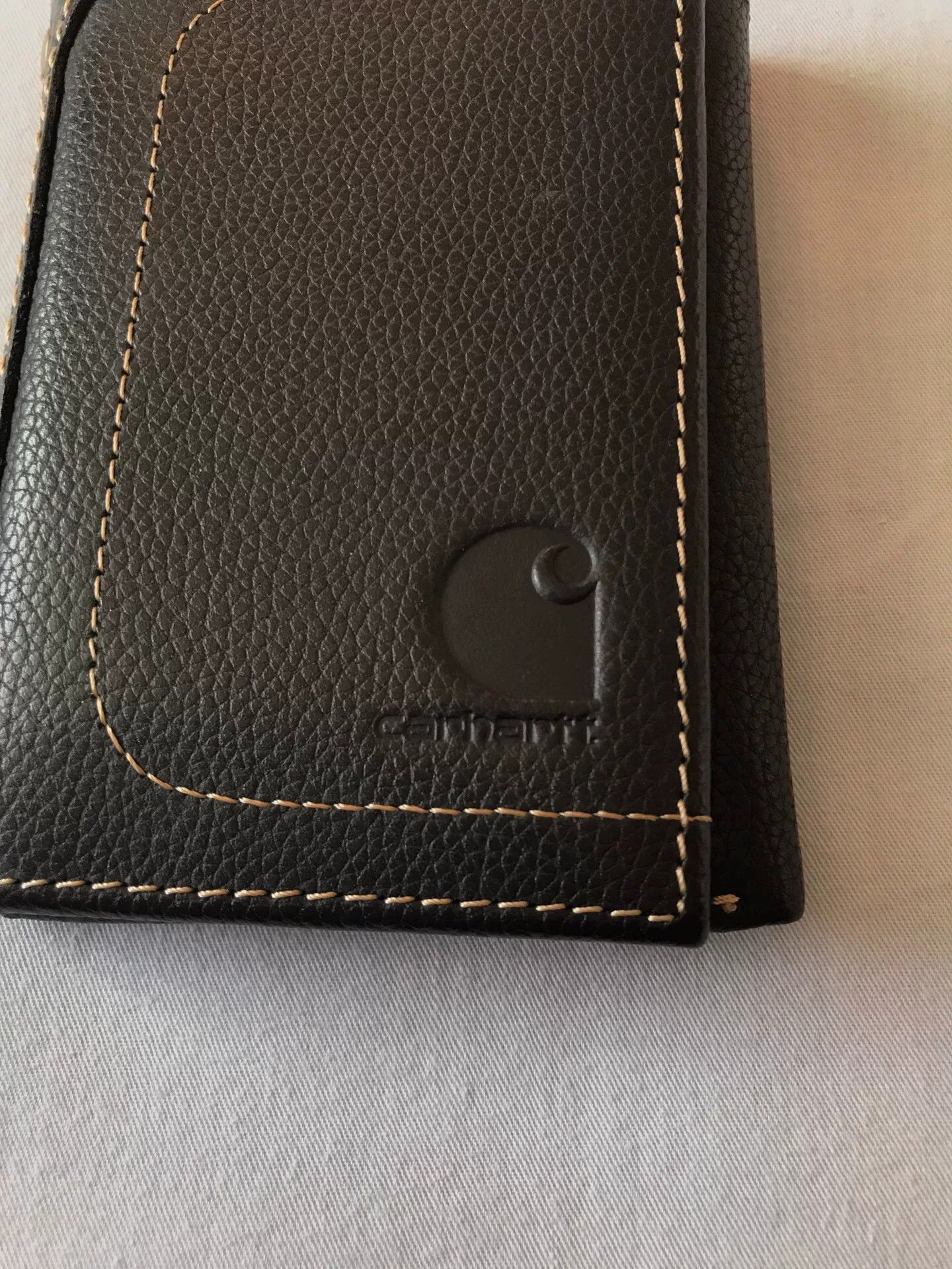 Carhartt Carhartt Main Line Black Lychee Leather Wallet Size ONE SIZE - 4 Thumbnail