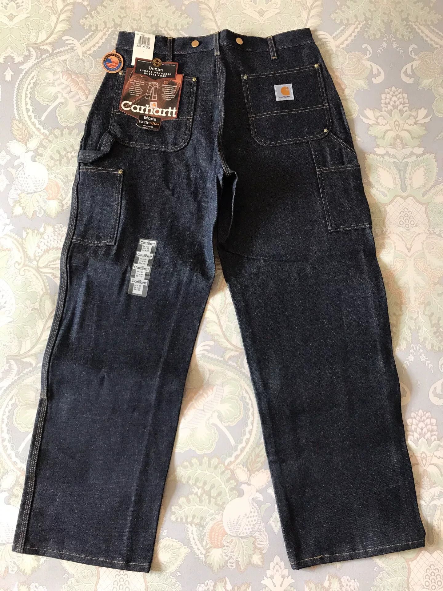 Carhartt Carhartt B07 Double Knee Raw Denim Jeans Size US 34 / EU 50 - 3 Thumbnail