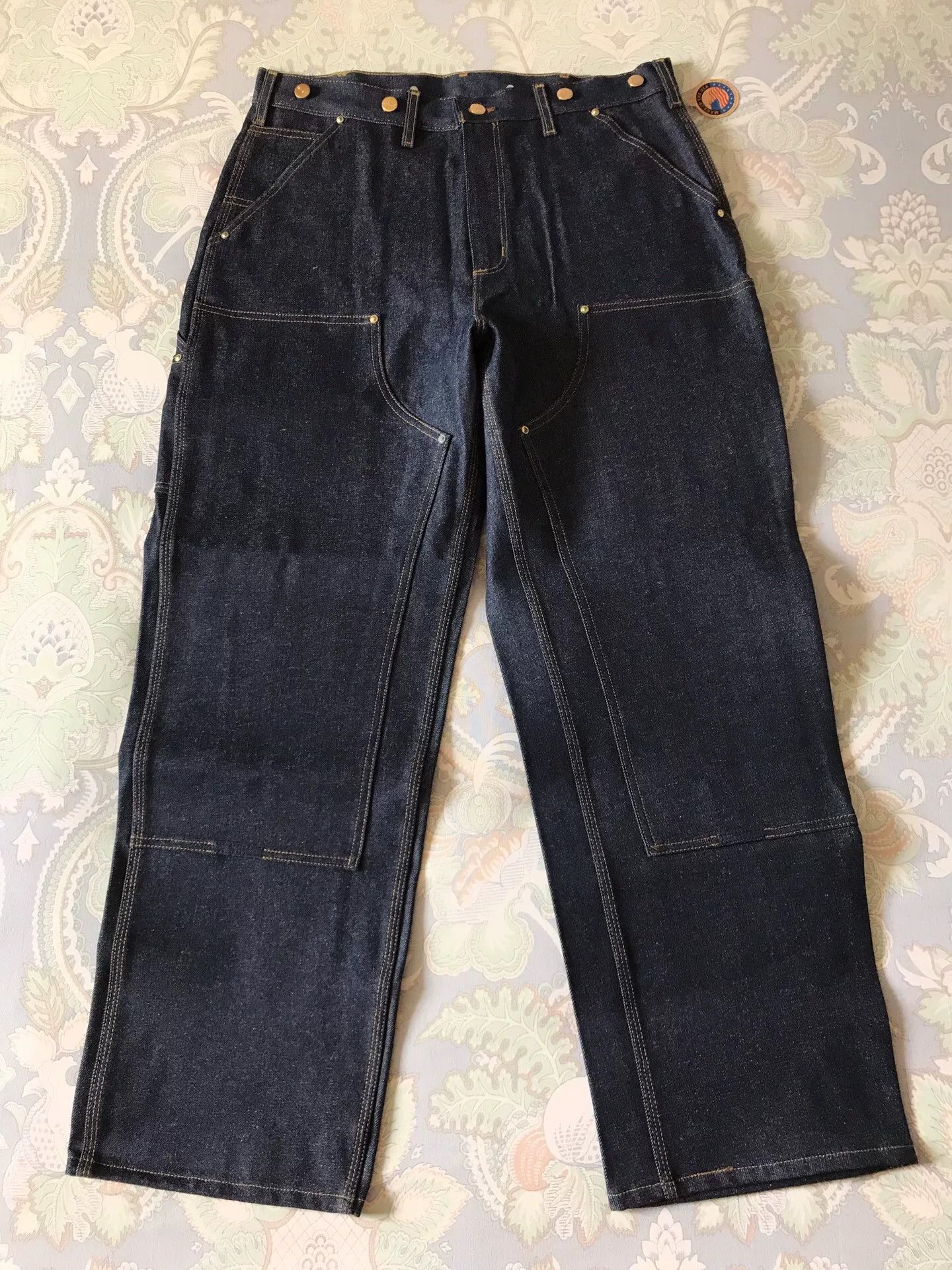 Carhartt Carhartt B07 Double Knee Raw Denim Jeans Size US 34 / EU 50 - 2 Thumbnail