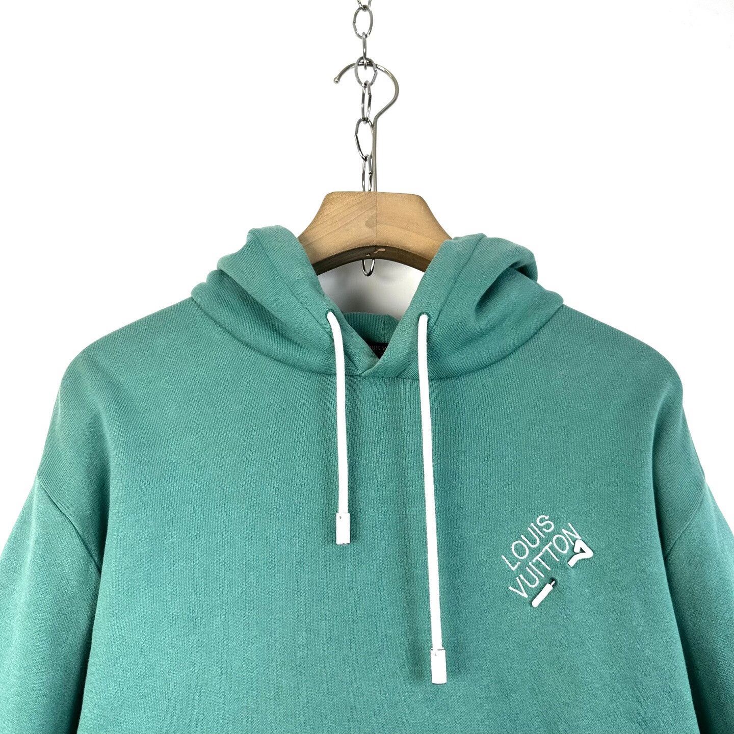 Louis Vuitton Louis Vuitton Embroidered Logo Hoodie Size US XL / EU 56 / 4 - 3 Thumbnail